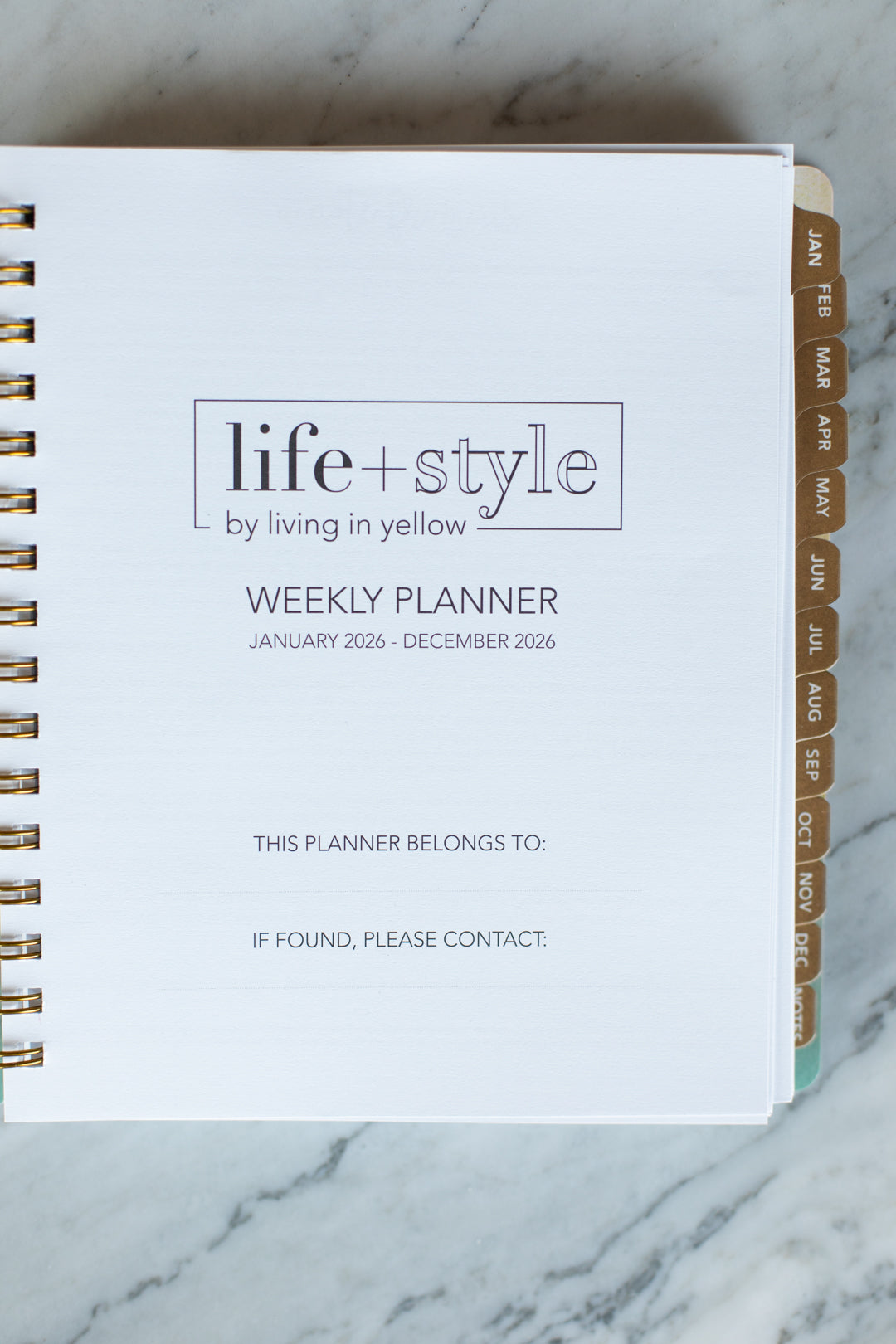 2026 Life + Style Weekly Planner: Coastal Breeze
