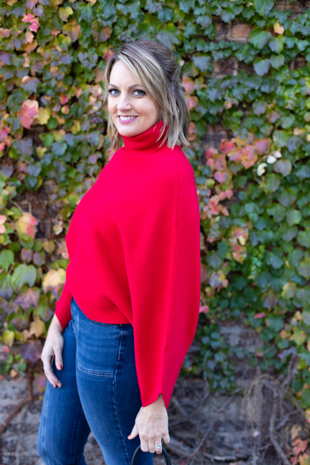 Bethany Dolman Button Poncho | FINAL SALE