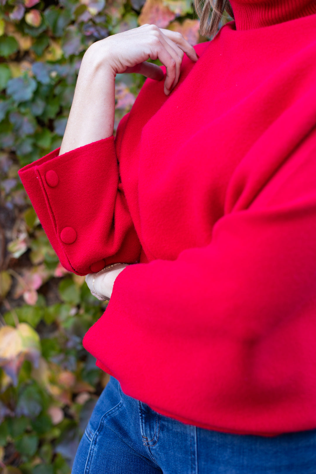 Bethany Dolman Button Poncho | FINAL SALE