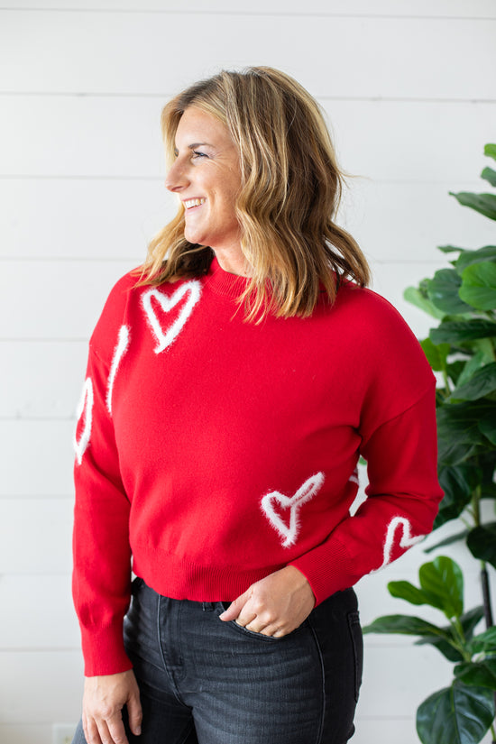 Cupid Heart Sweater | FINAL SALE