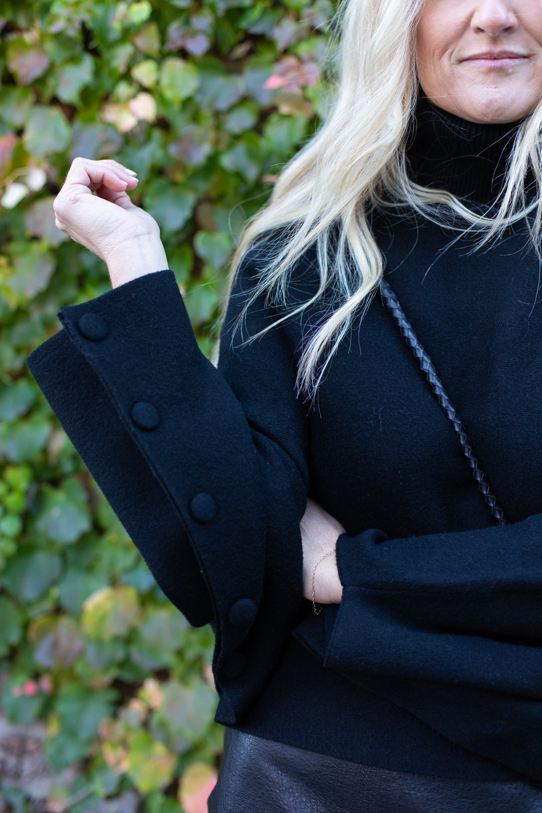Bethany Dolman Button Poncho | FINAL SALE
