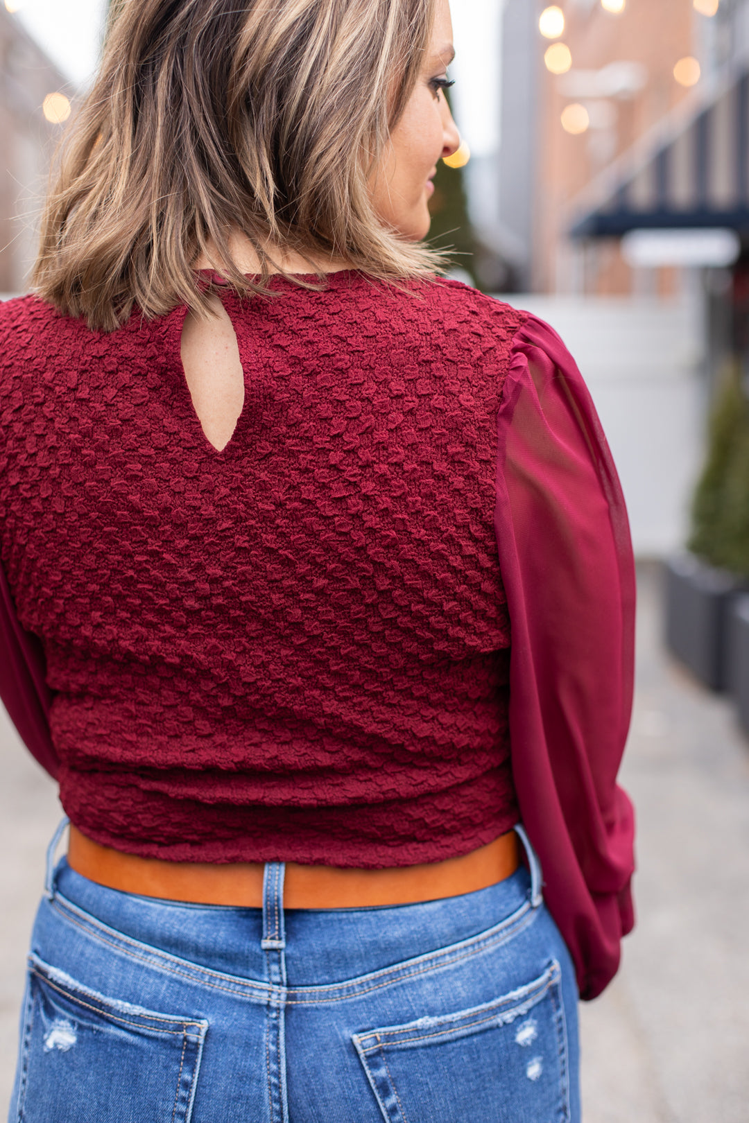 Cindy Textured Woven Top | FINAL SALE