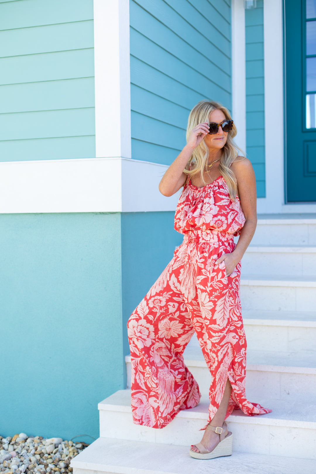 St Marteen Floral Pants | FINAL SALE
