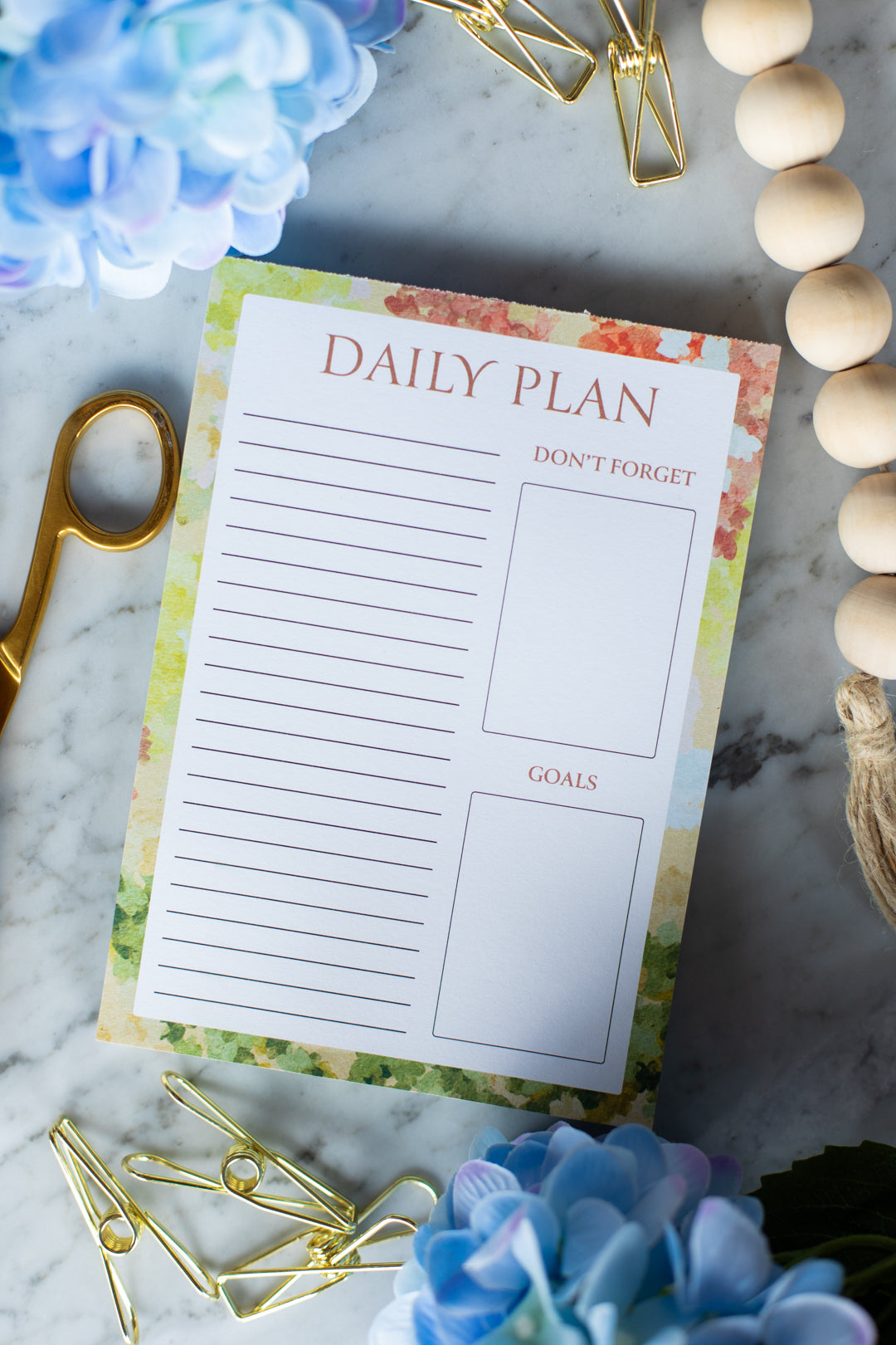 Life + Style Notepad: Painted Garden