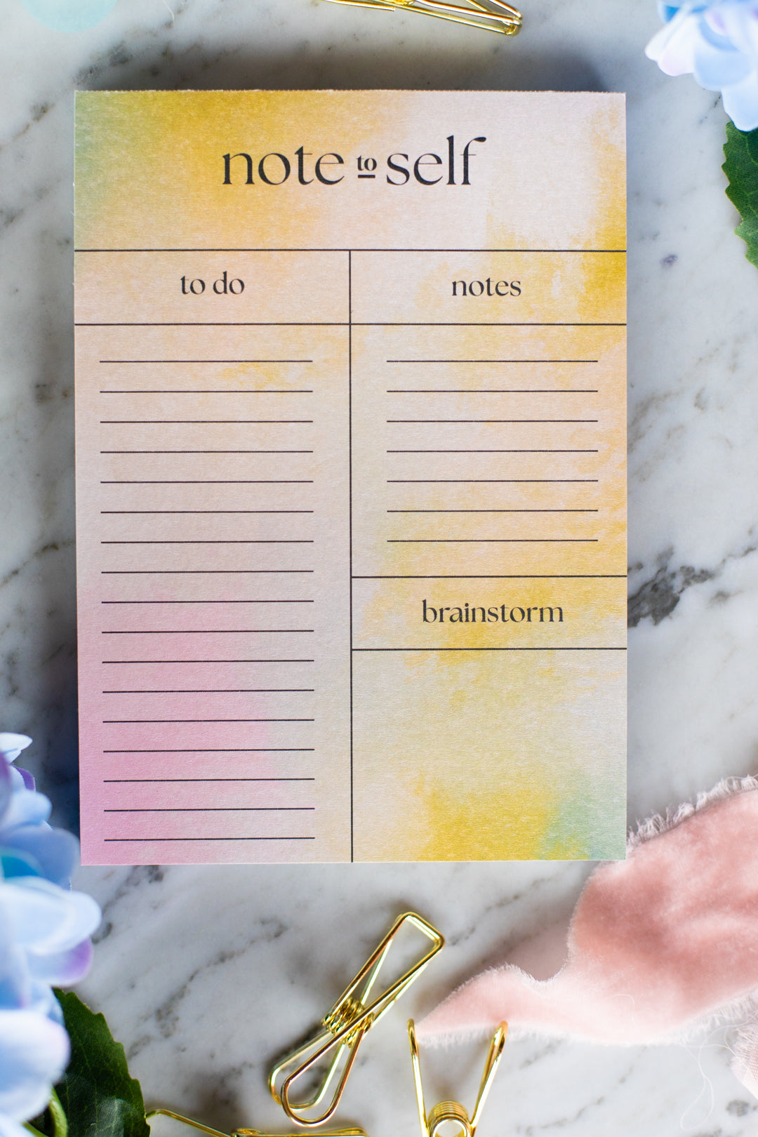 Life + Style Notepad: Colorblock