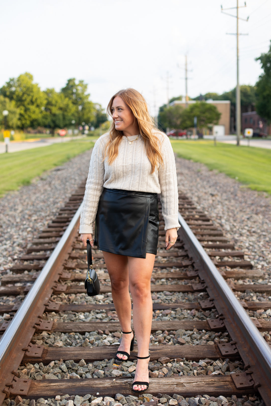Own It Leather Skort