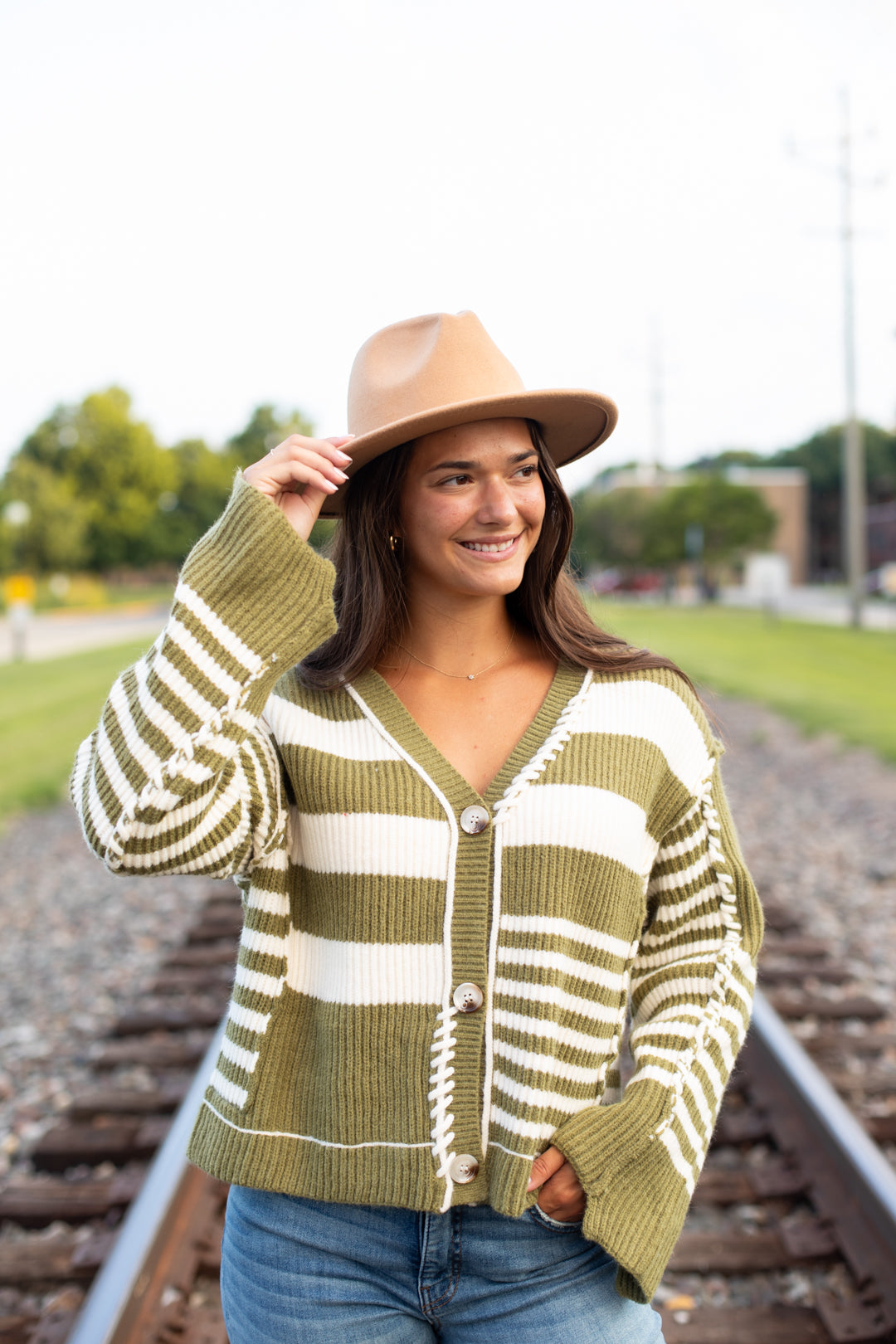 Deidra Multi Stripe Cardigan