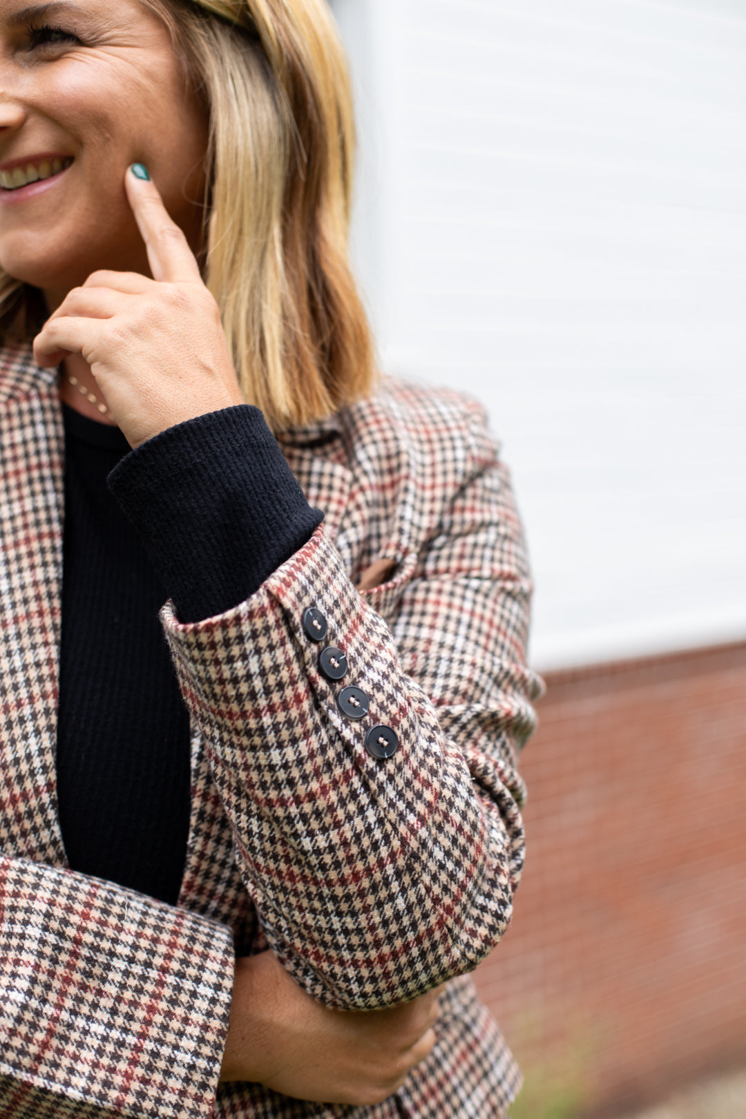 Arvada Houndstooth Blazer