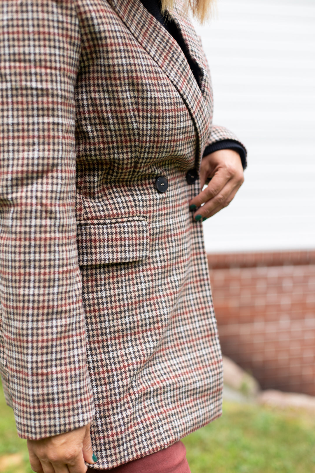 Arvada Houndstooth Blazer