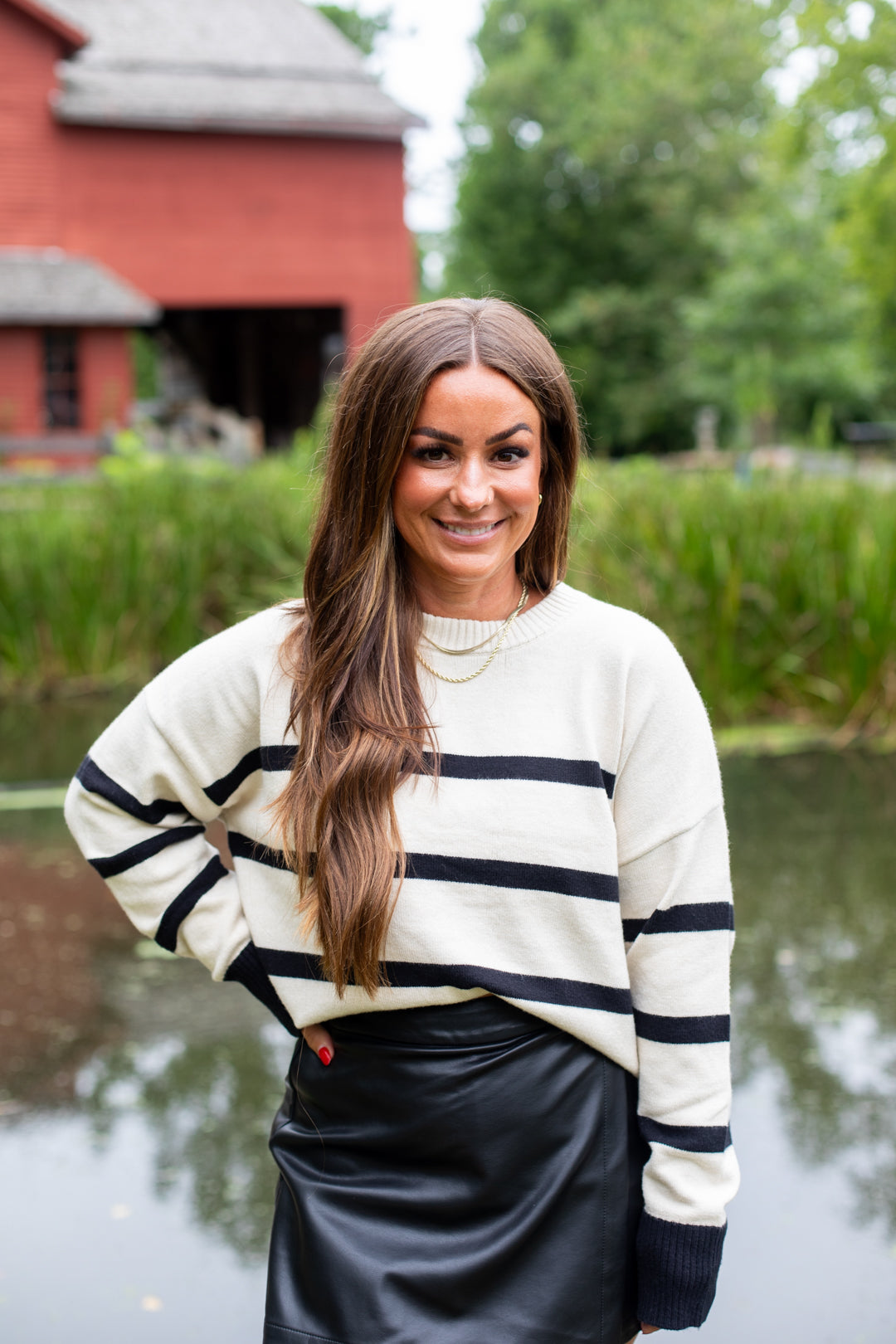 Jordane Striped Sweater