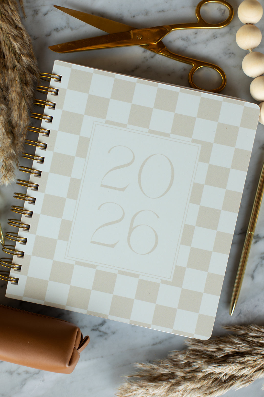 Bundle: 2026 Tonal Check Planner + Notepad