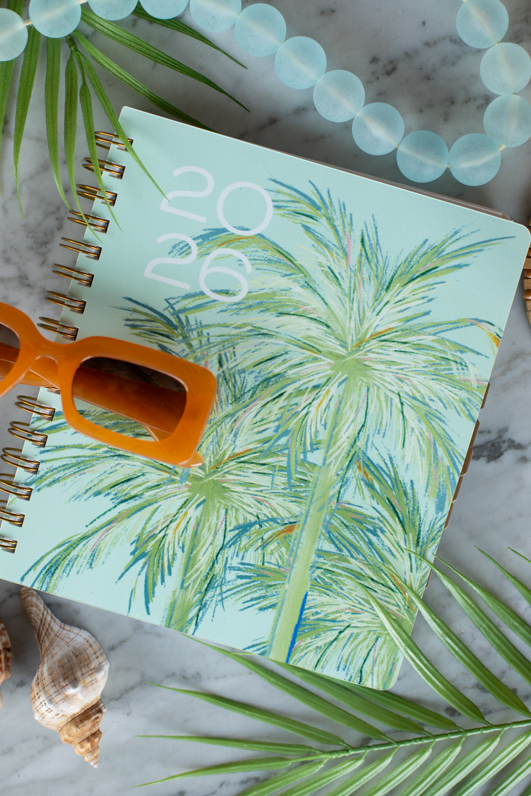 Bundle: 2026 Coastal Breeze Planner + Notepad