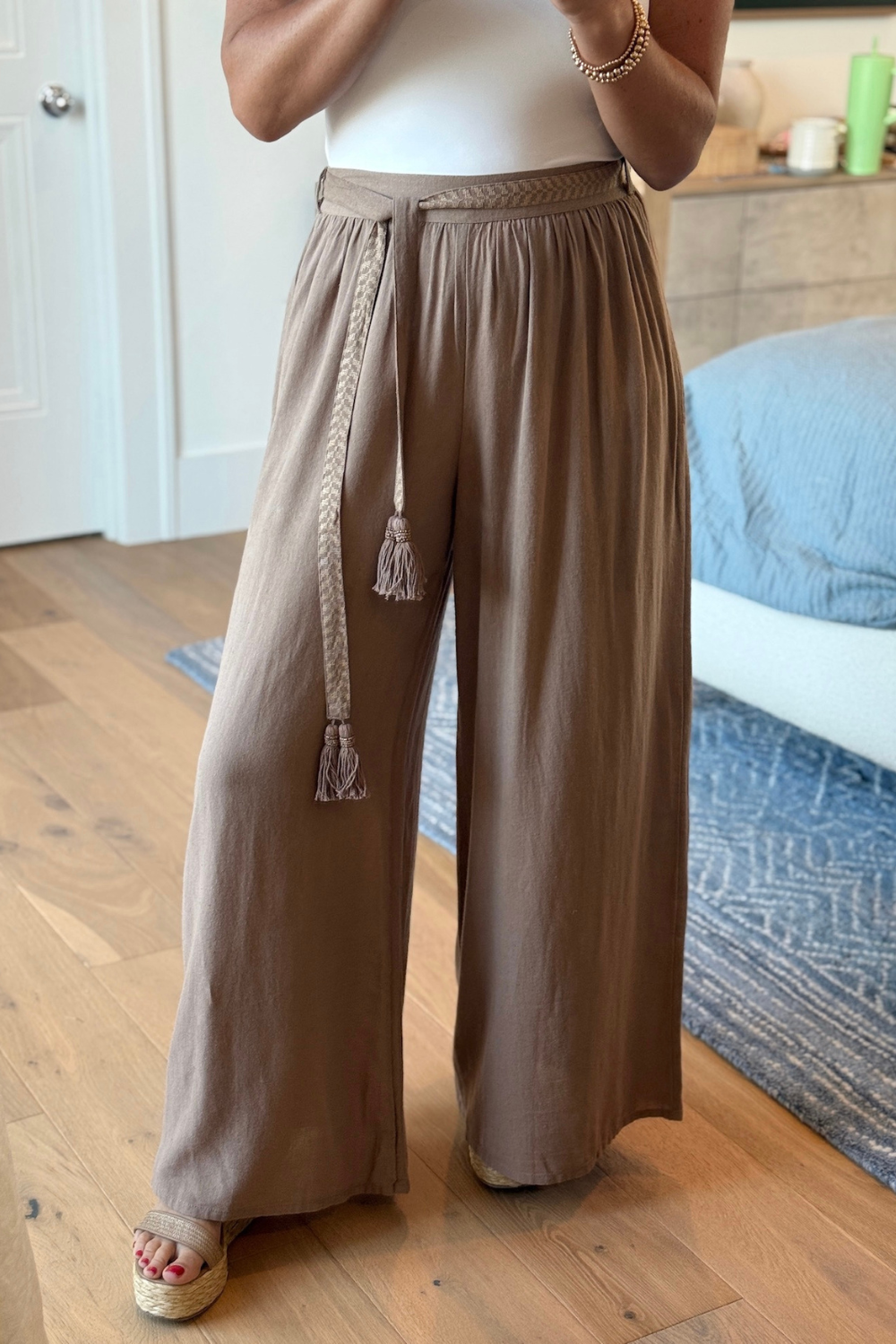 Golden Sands Wide Leg Pants