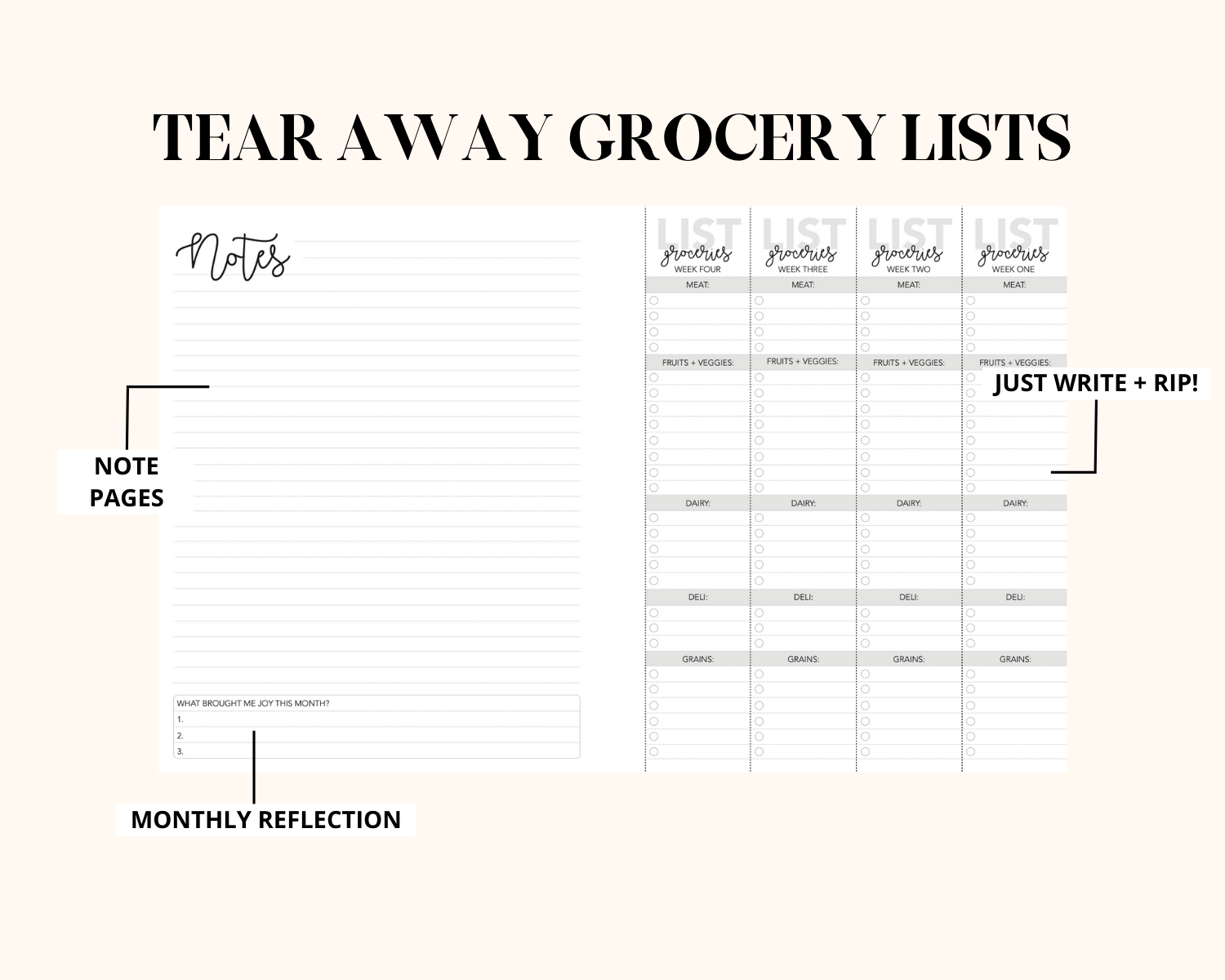 2026 Life + Style Weekly Planner: Coastal Breeze