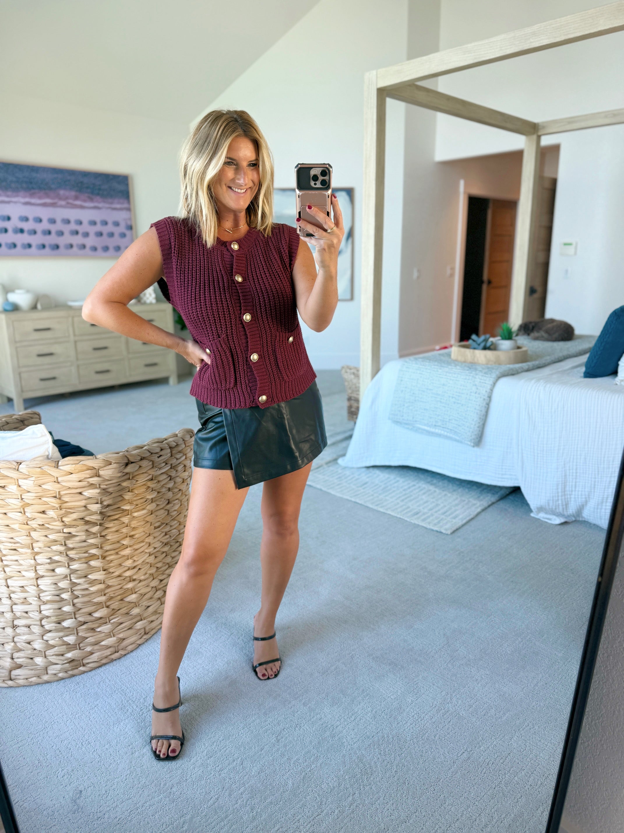 Charlie Button Down Sweater Vest