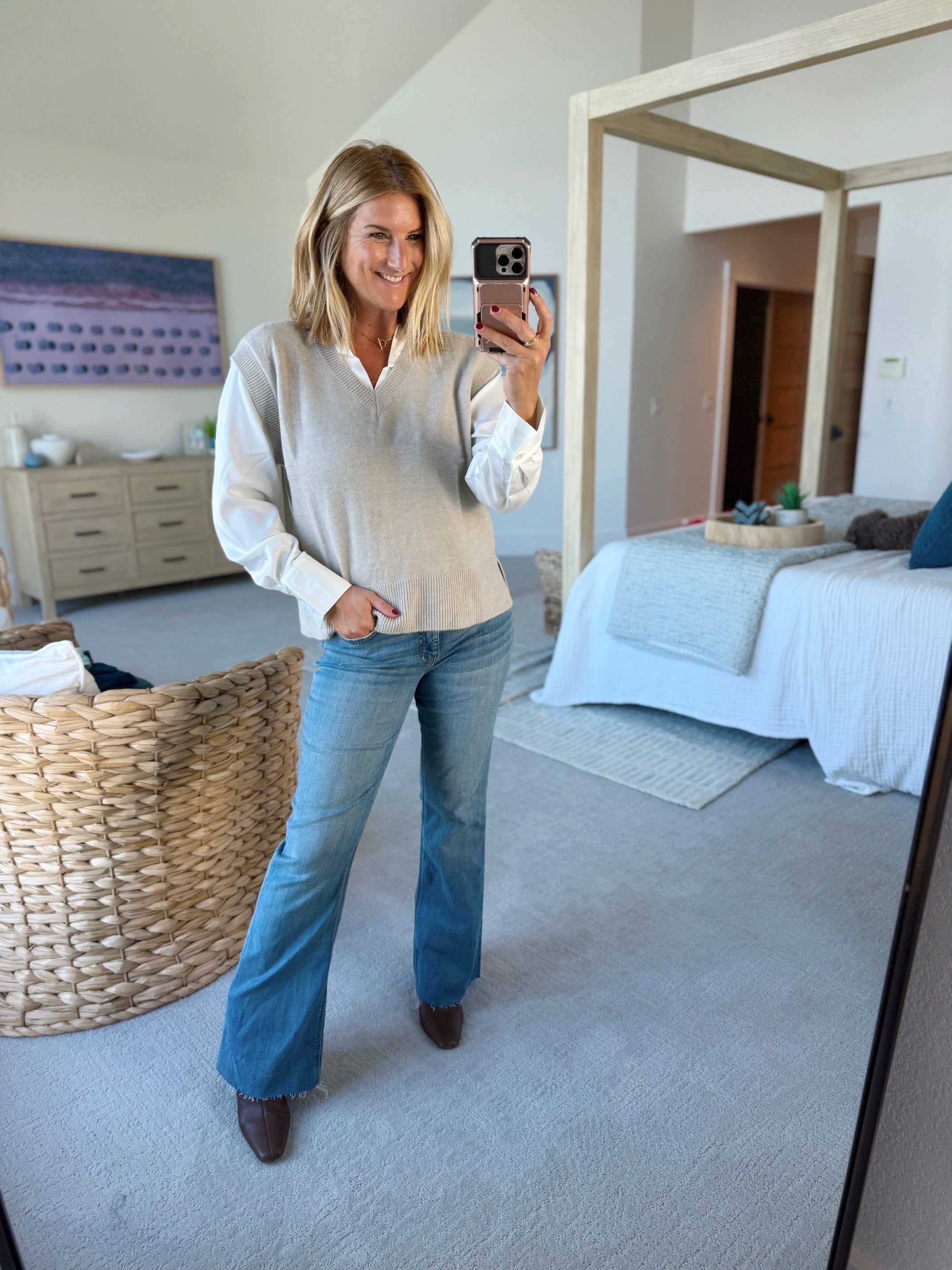 Andrea Cap Sleeve Sweater Top