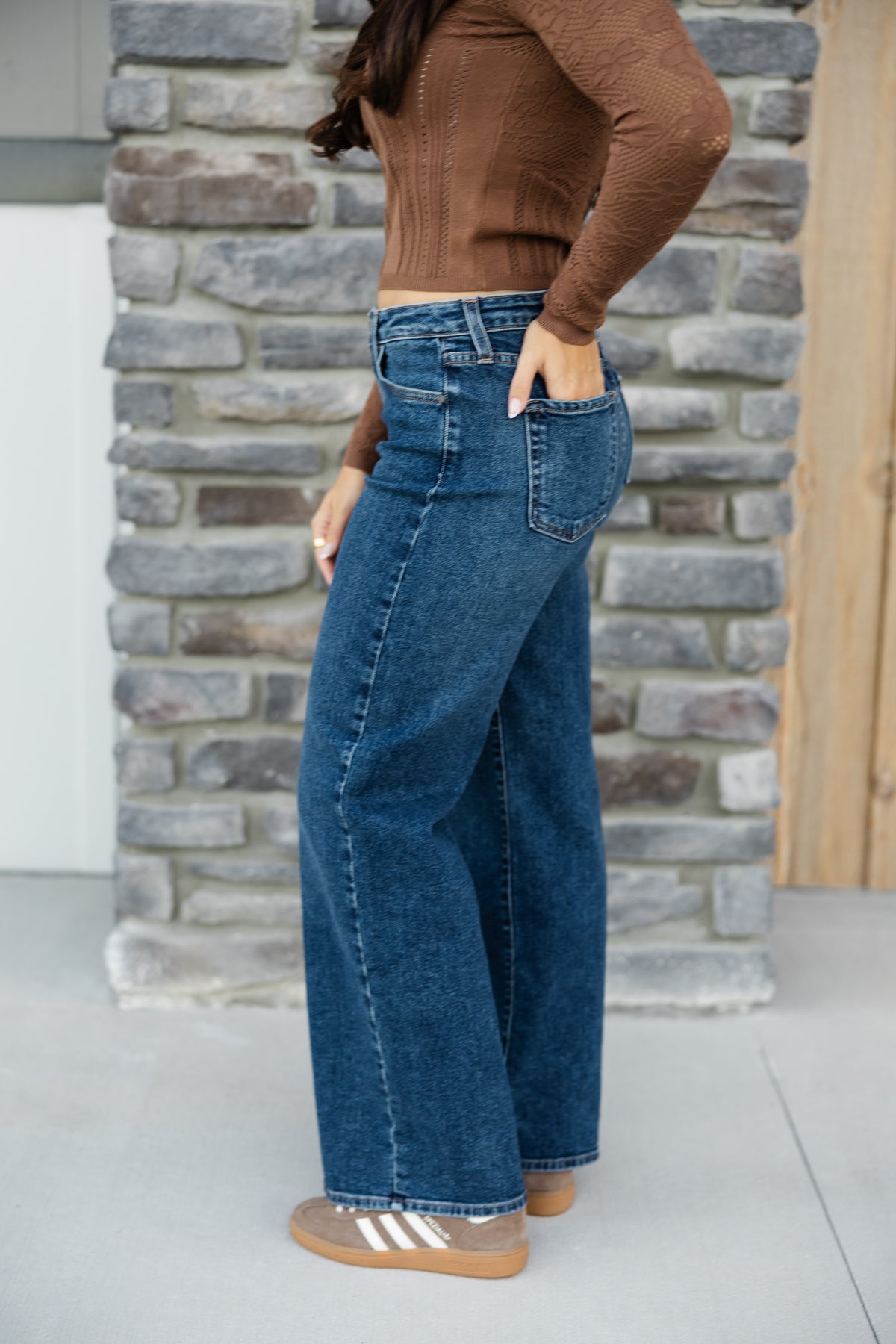 Just Black Denim Straight Dark Wash Jean