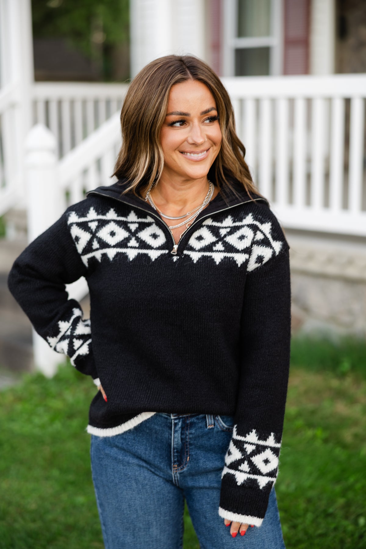 Cozy Cabin 1/4 Zip Pullover