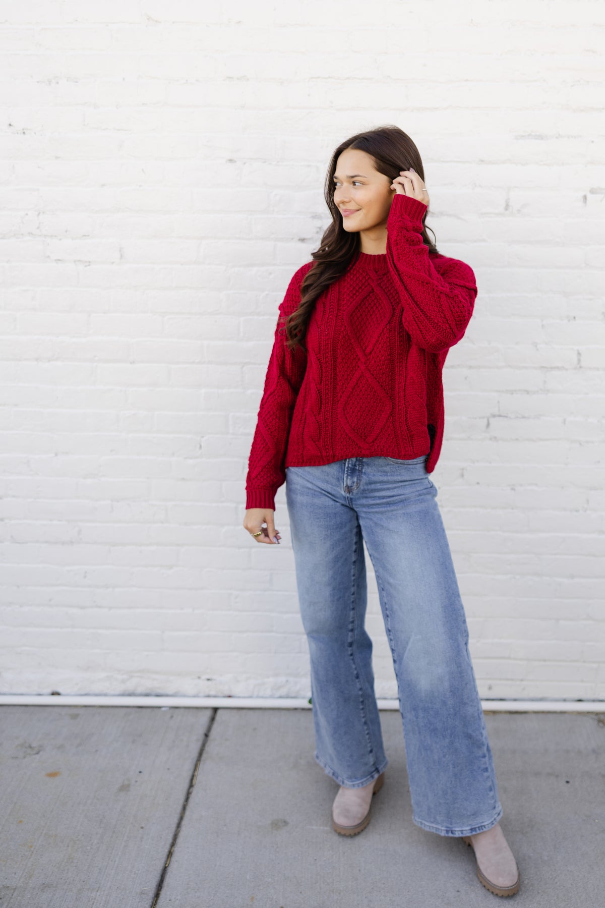 Adela Cable Knit Sweater