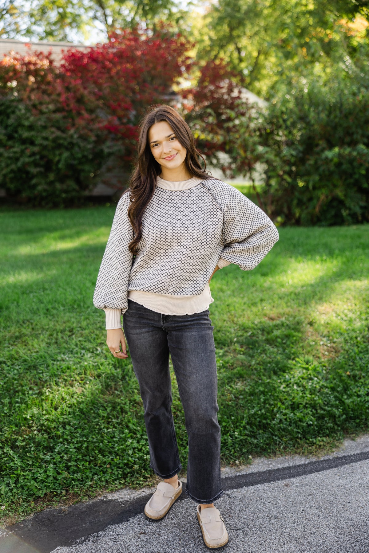 Larissa Jacquard Sweater