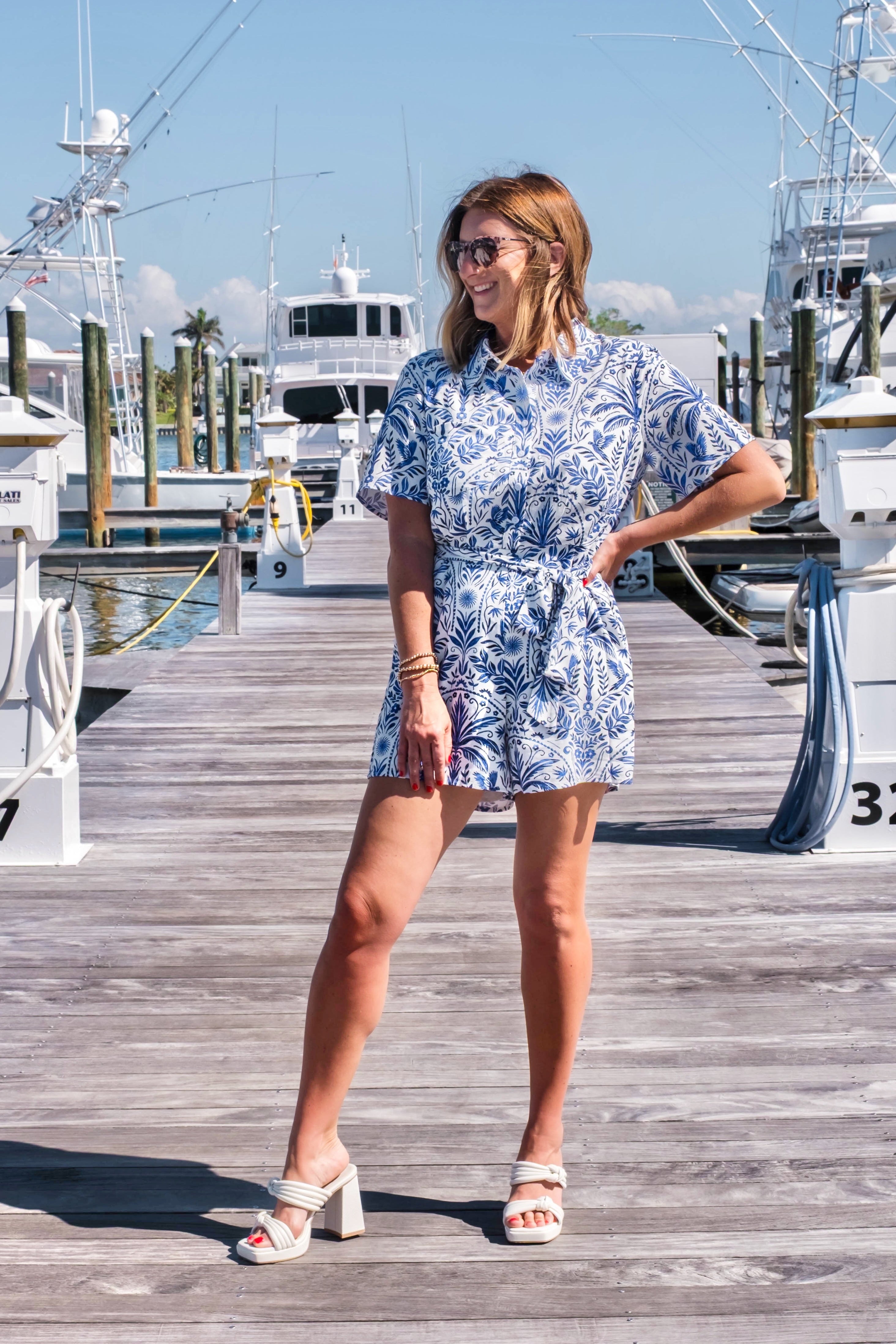 Newport Floral Romper