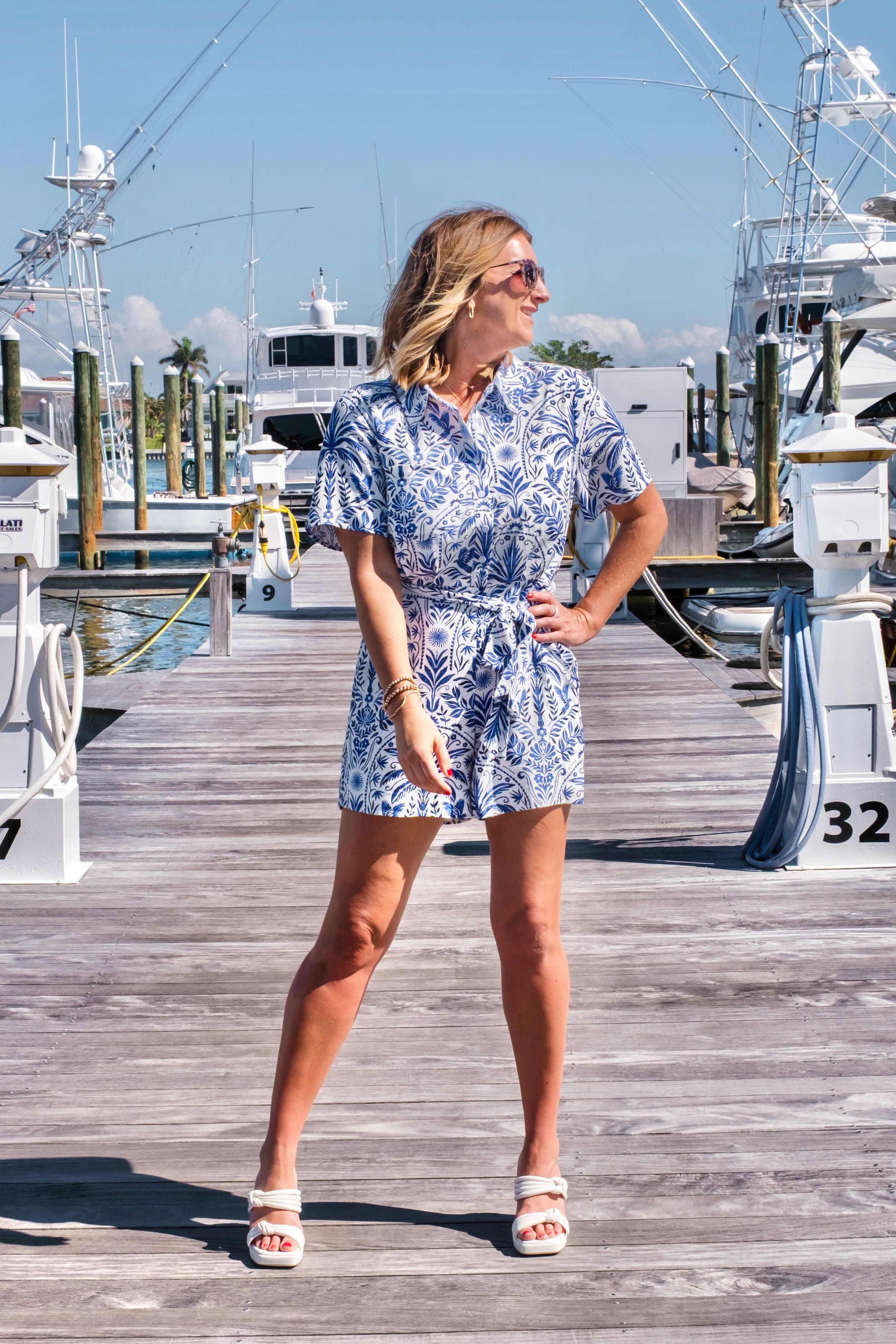 Newport Floral Romper