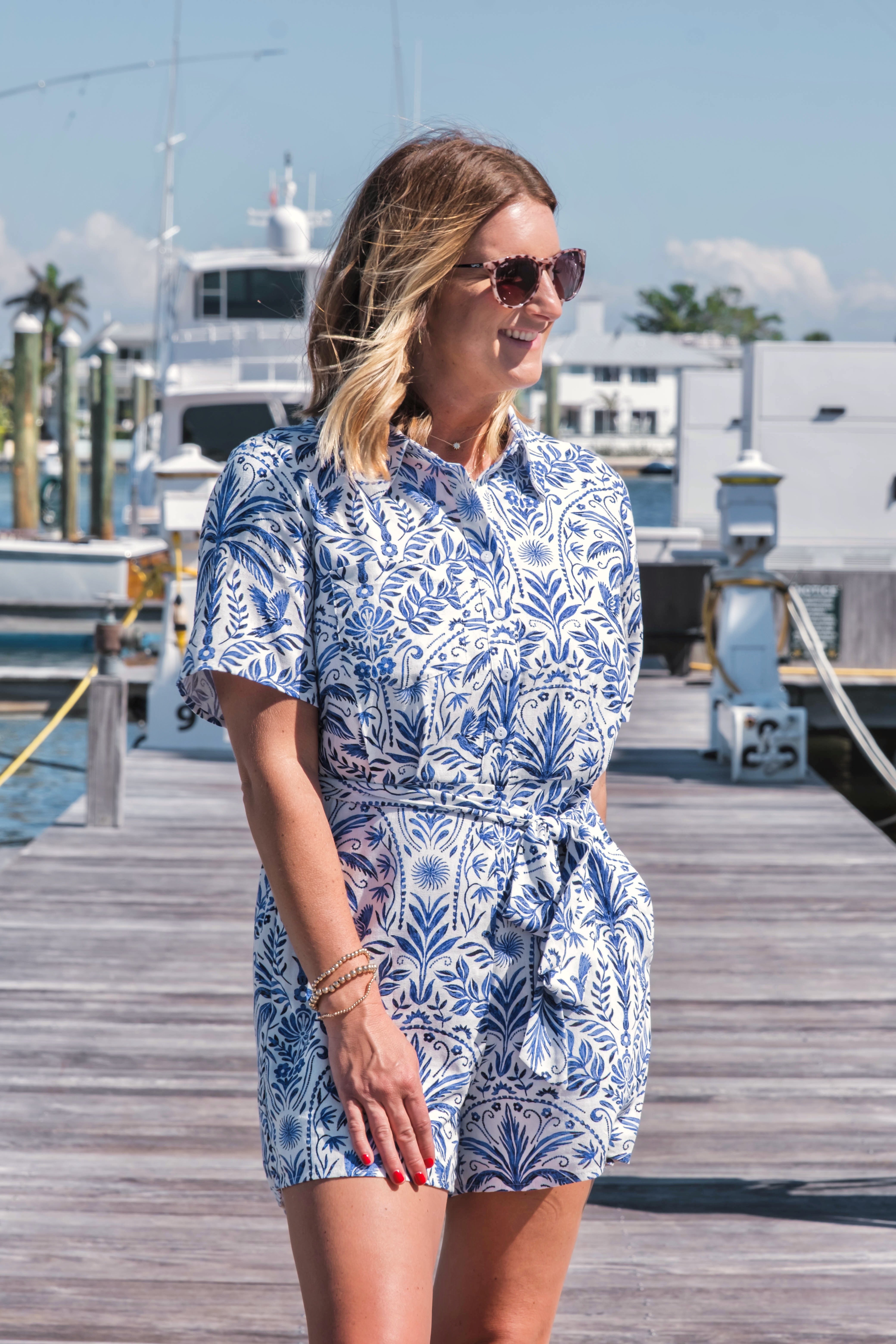 Newport Floral Romper