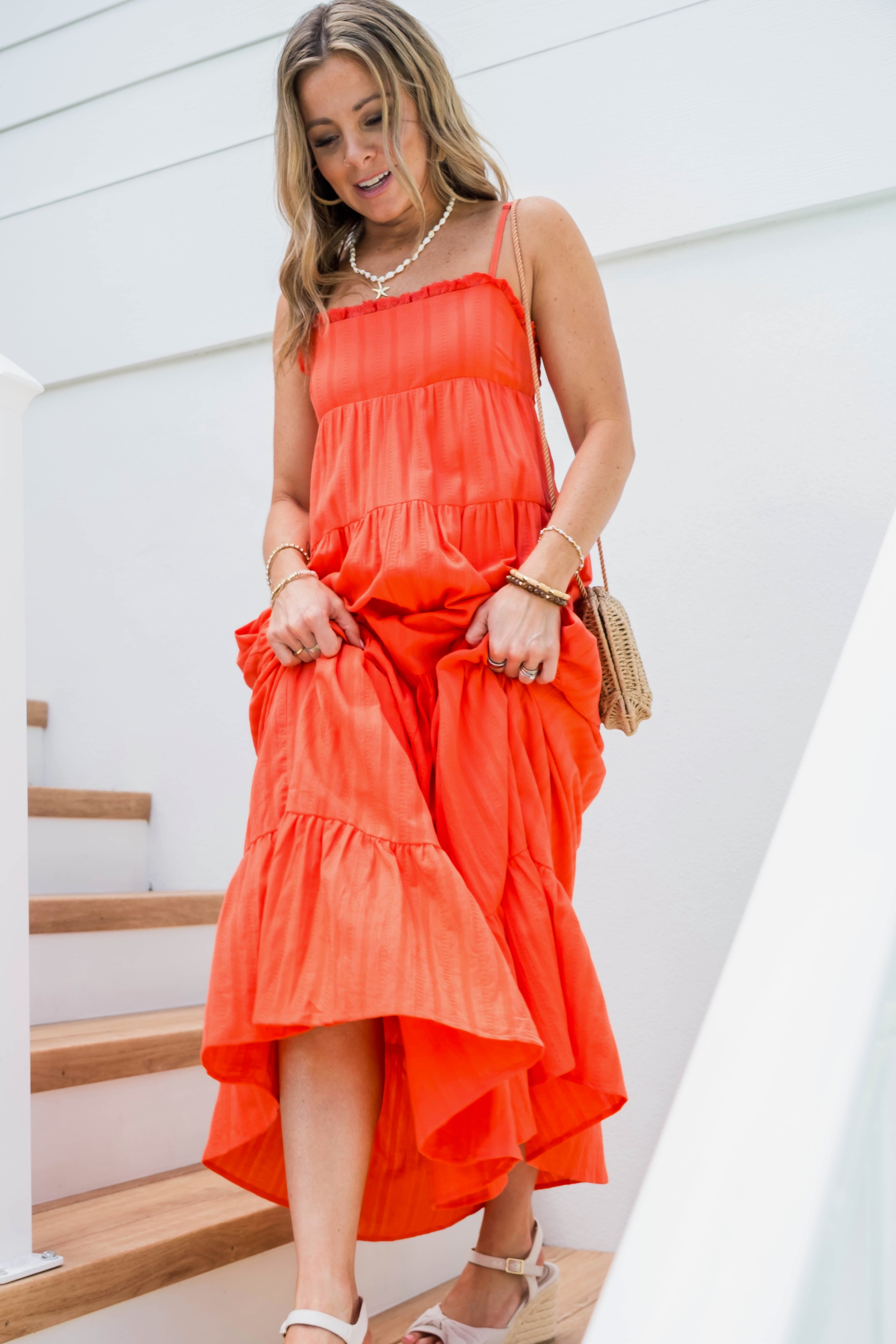 Poppy Open Back Maxi Dress