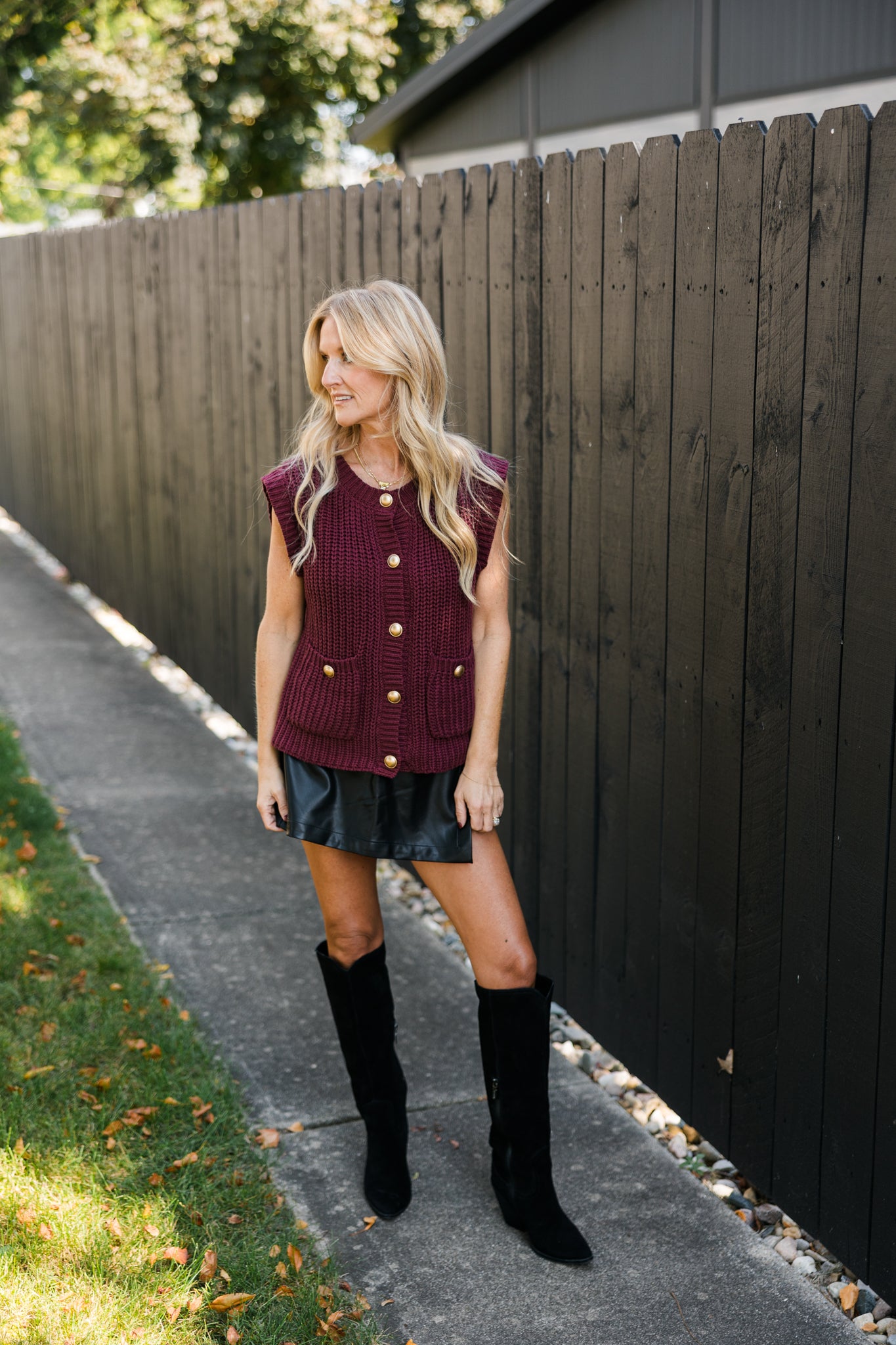 Charlie Button Down Sweater Vest