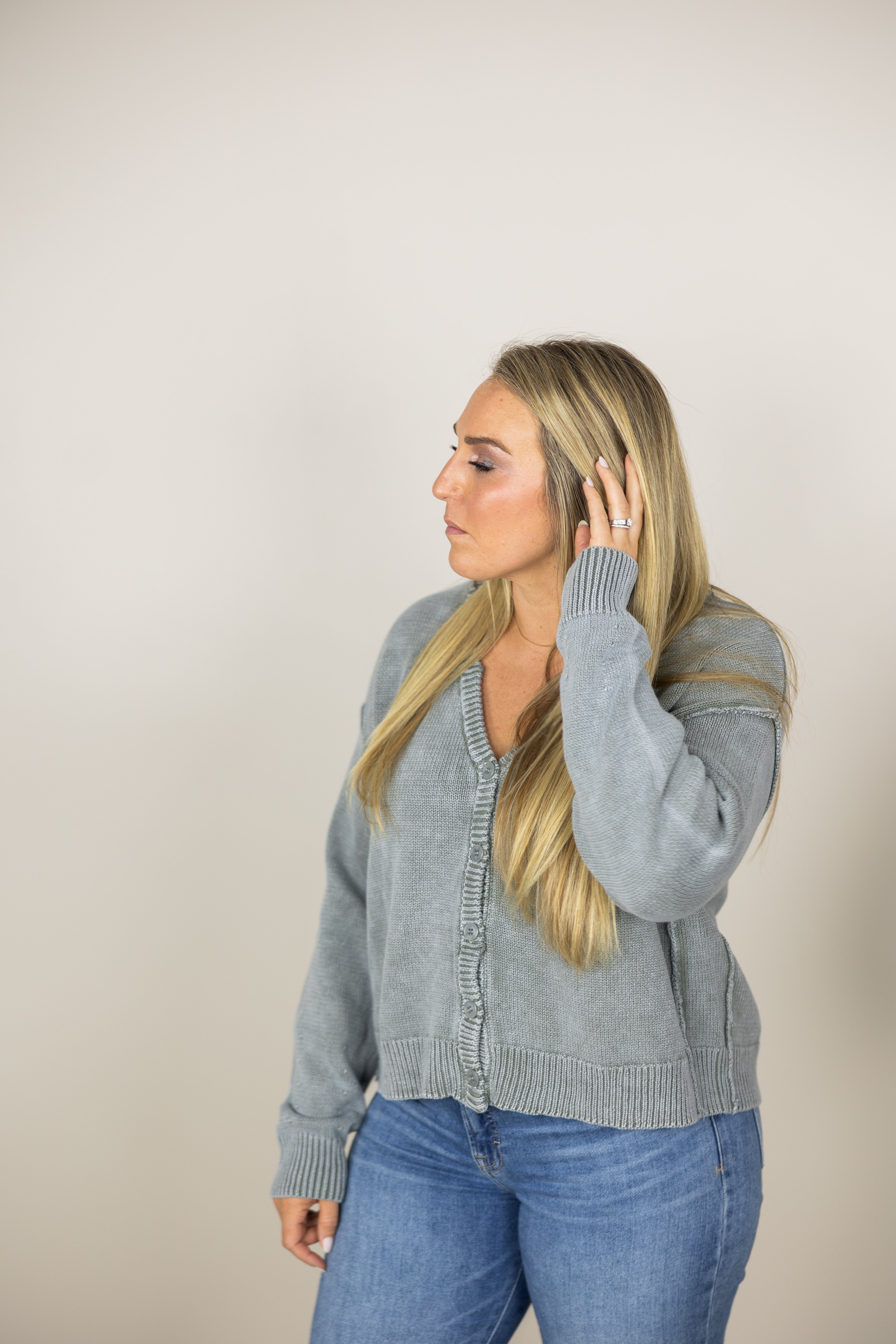 Tansy Washed Cardigan