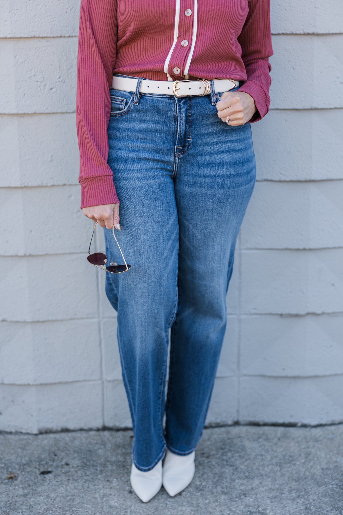 Hidden Jeans High Rise Straight Jeans