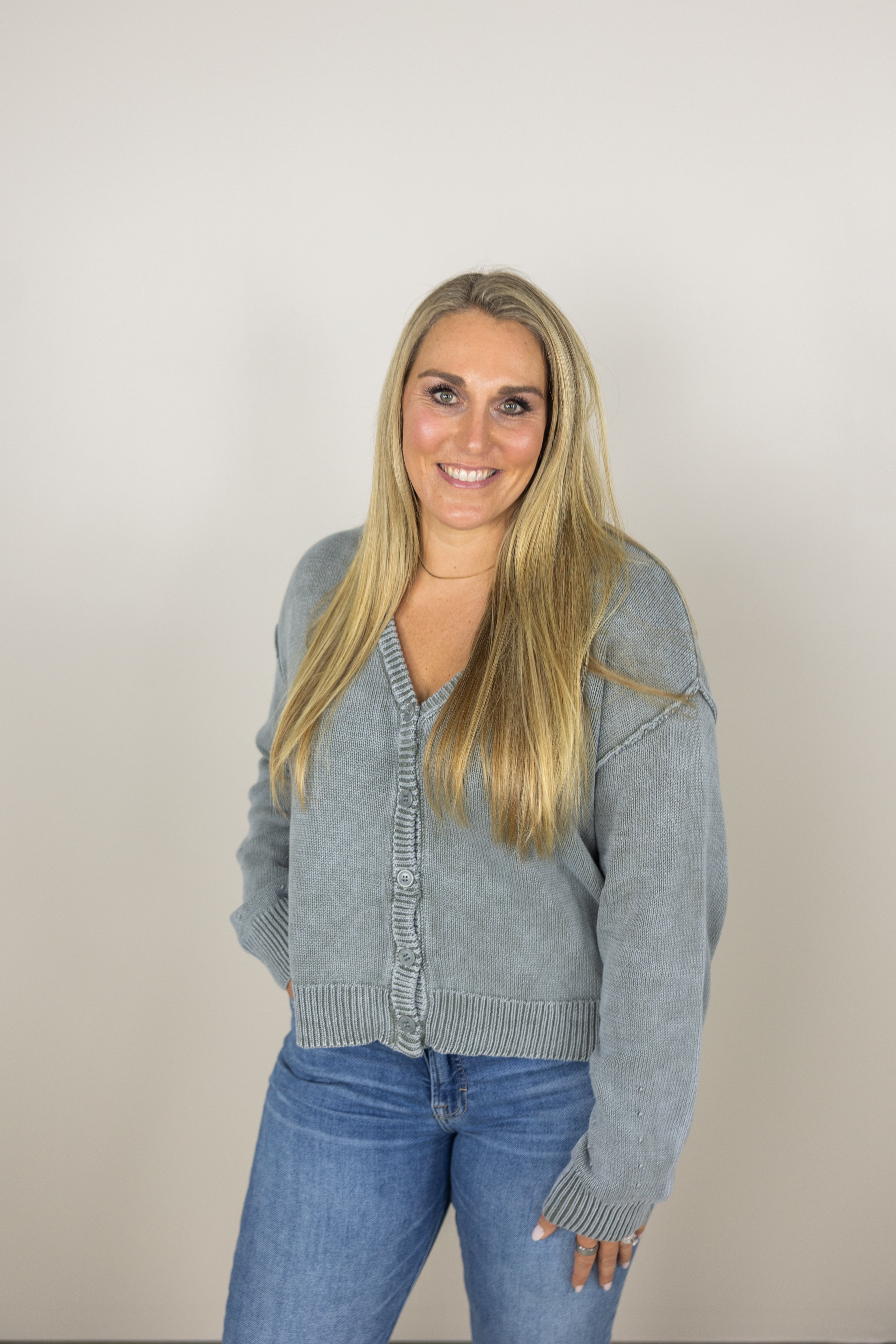 Tansy Washed Cardigan