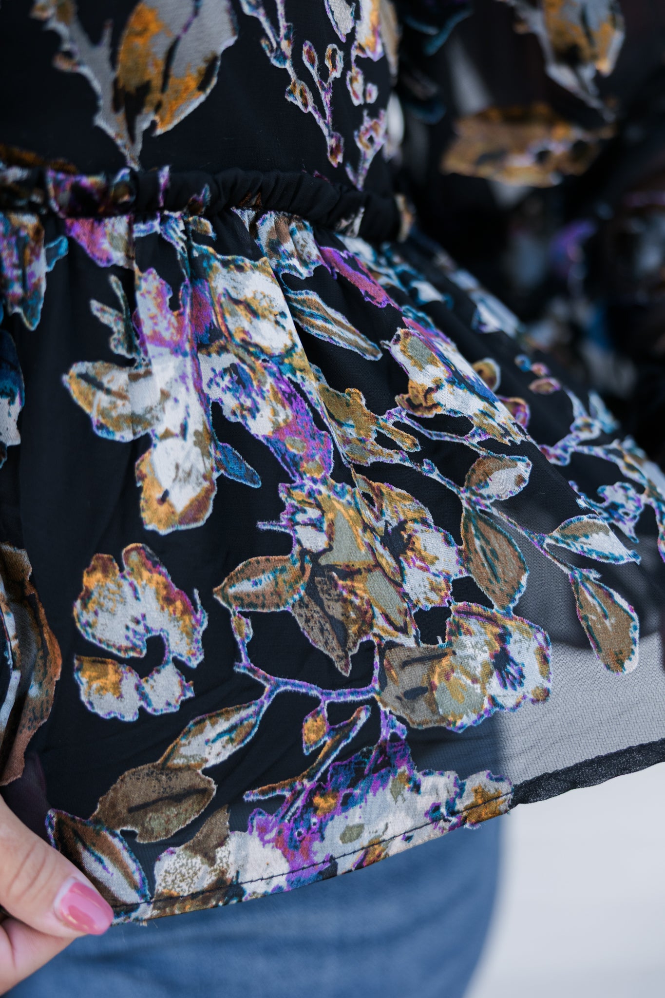 Lola Tie Floral Top