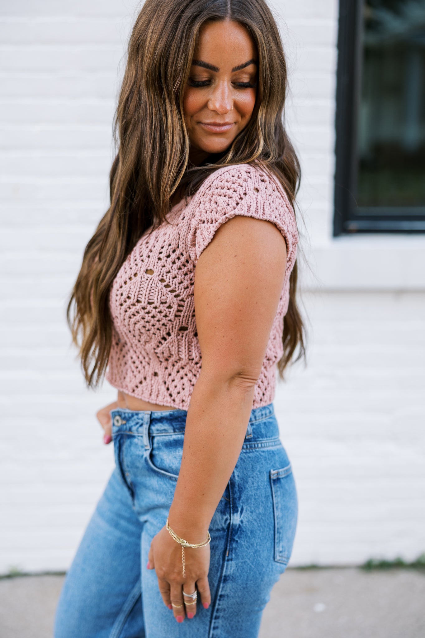Meredith Crochet Top
