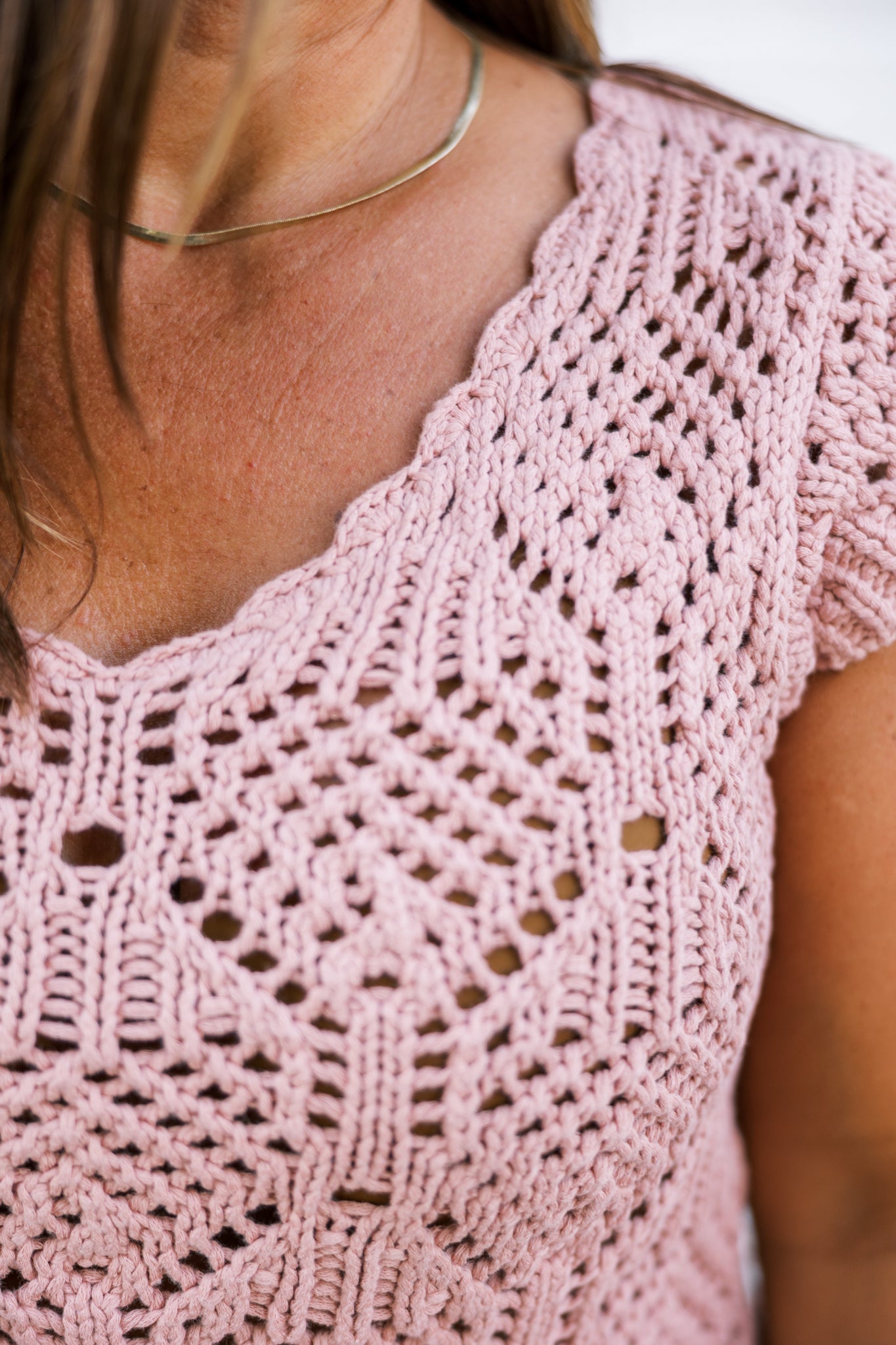 Meredith Crochet Top