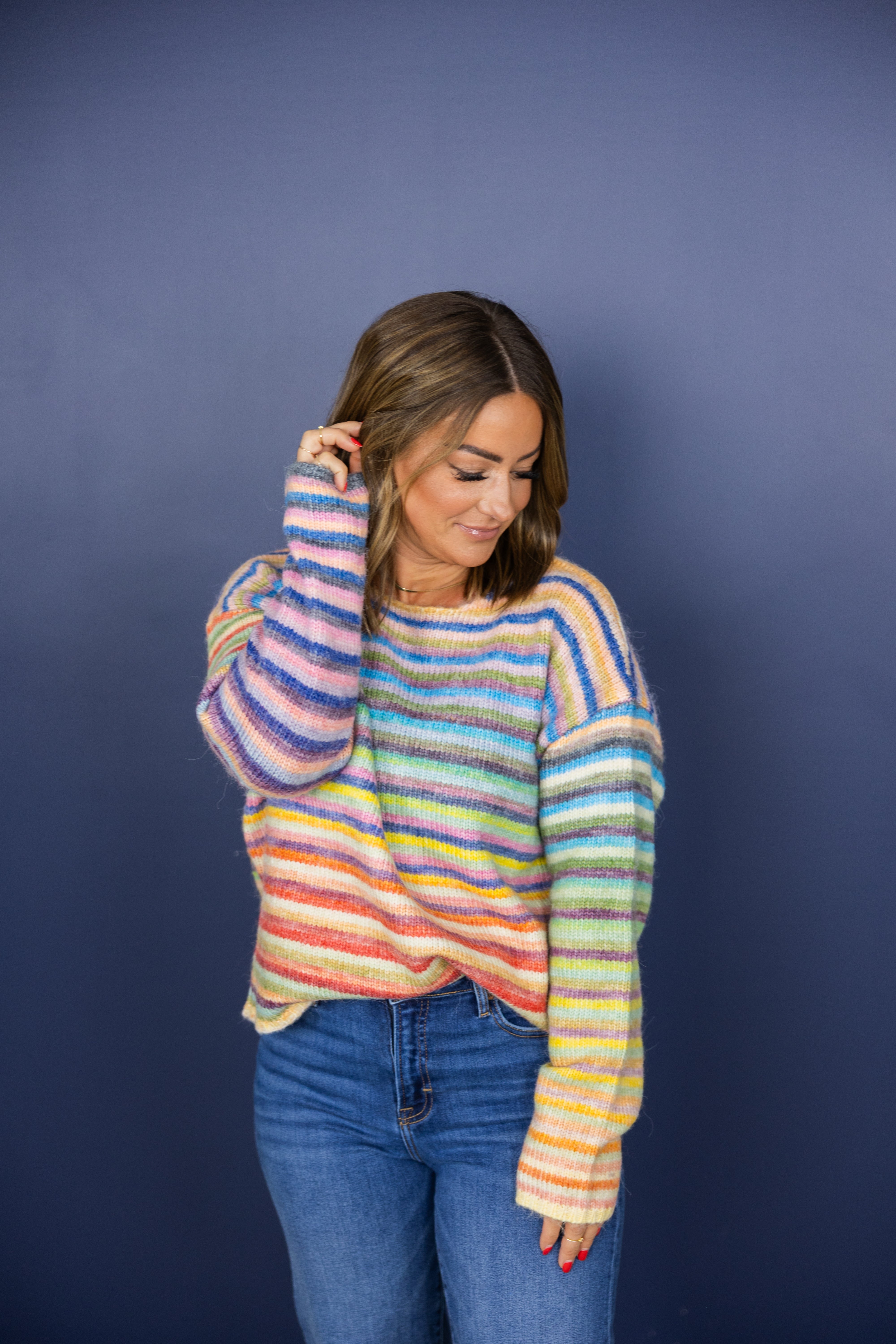 Rainbow Mix Sweater