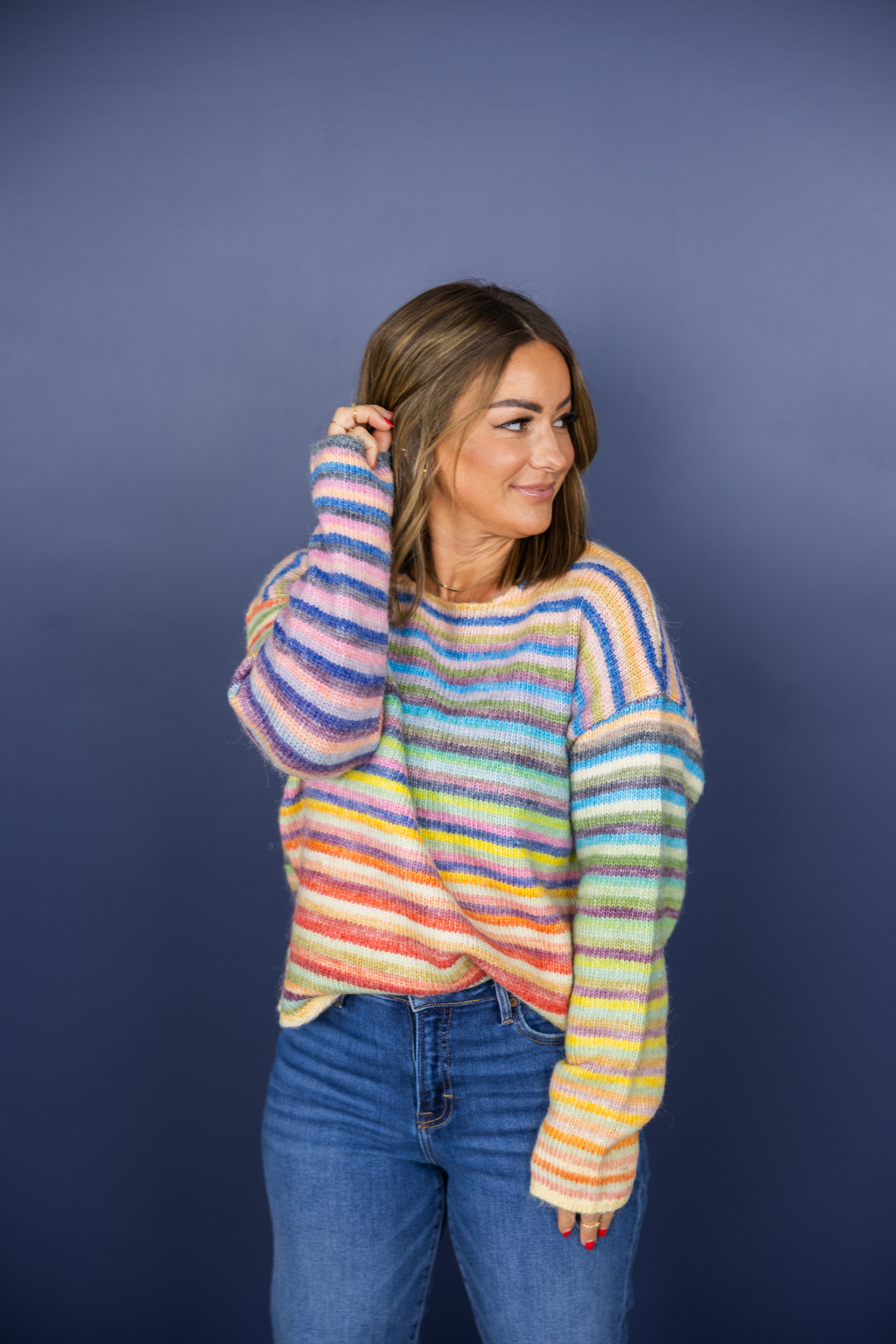 Rainbow Mix Sweater