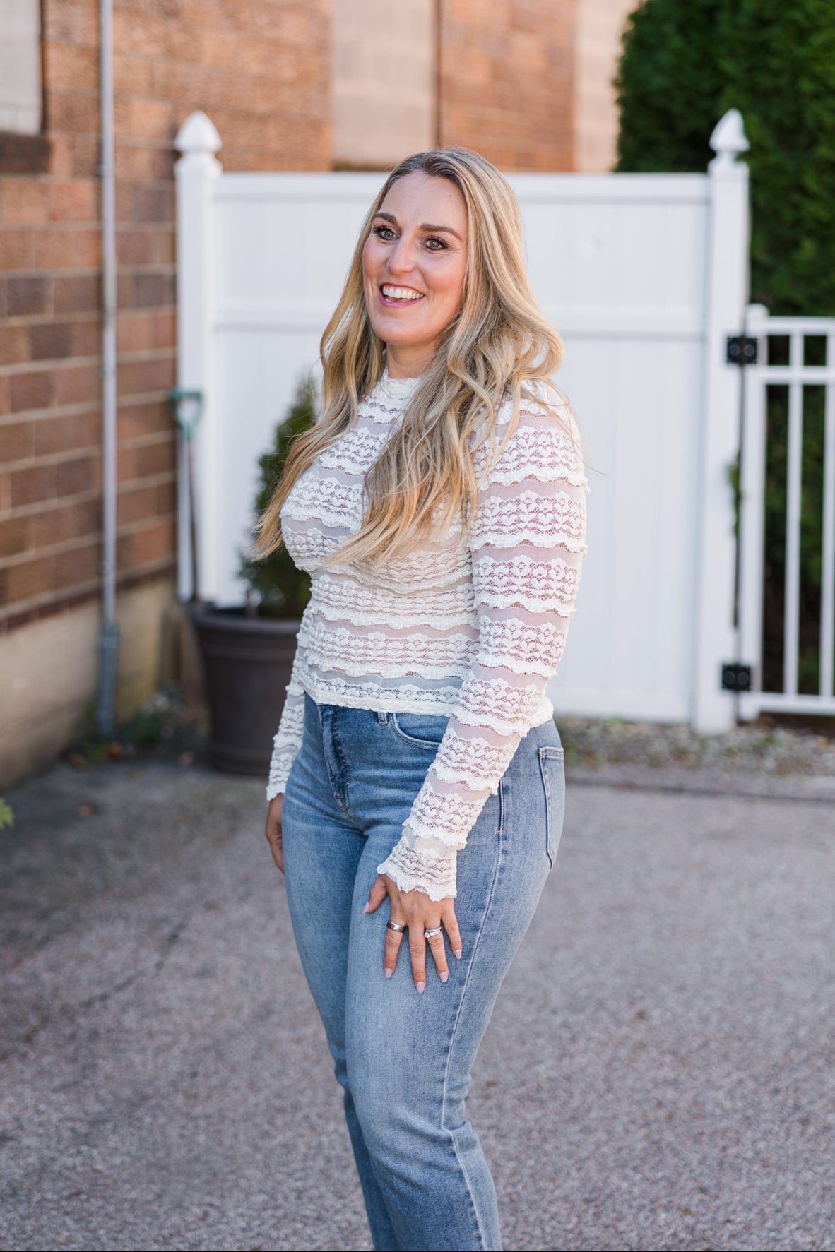 Leighton Lace Long Sleeve