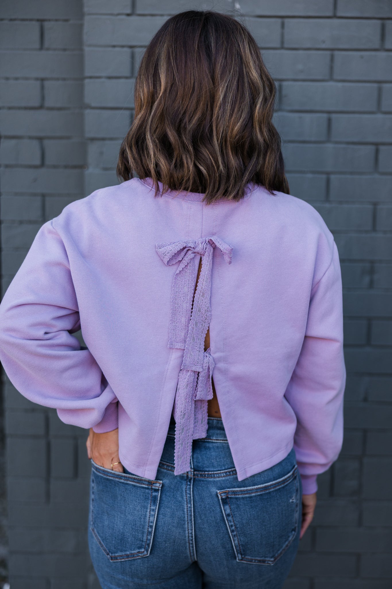 Canon Back Bow Sweatshirt