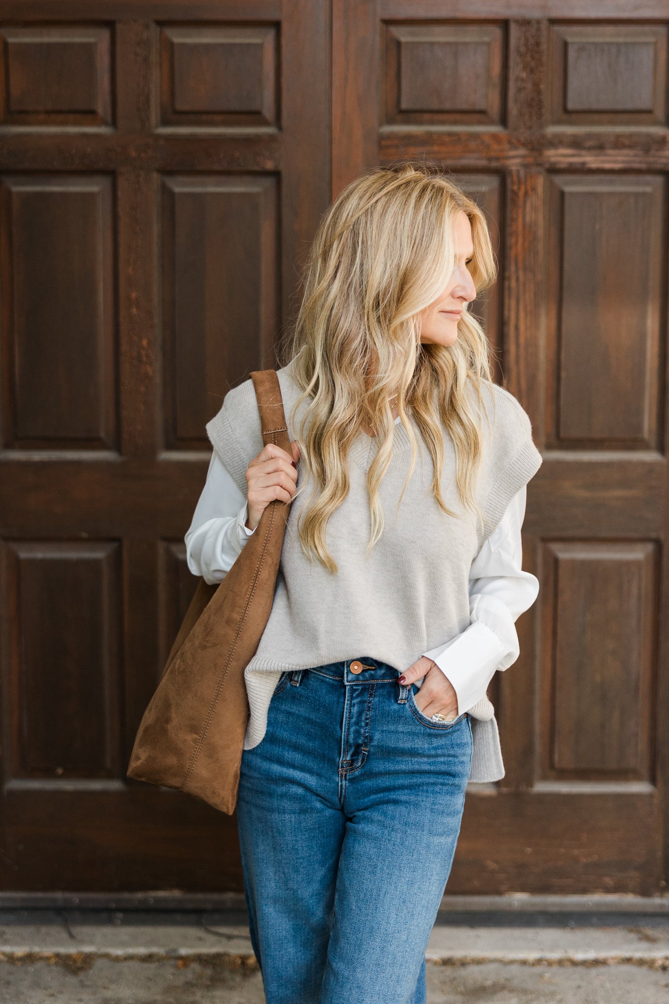 Andrea Cap Sleeve Sweater Top