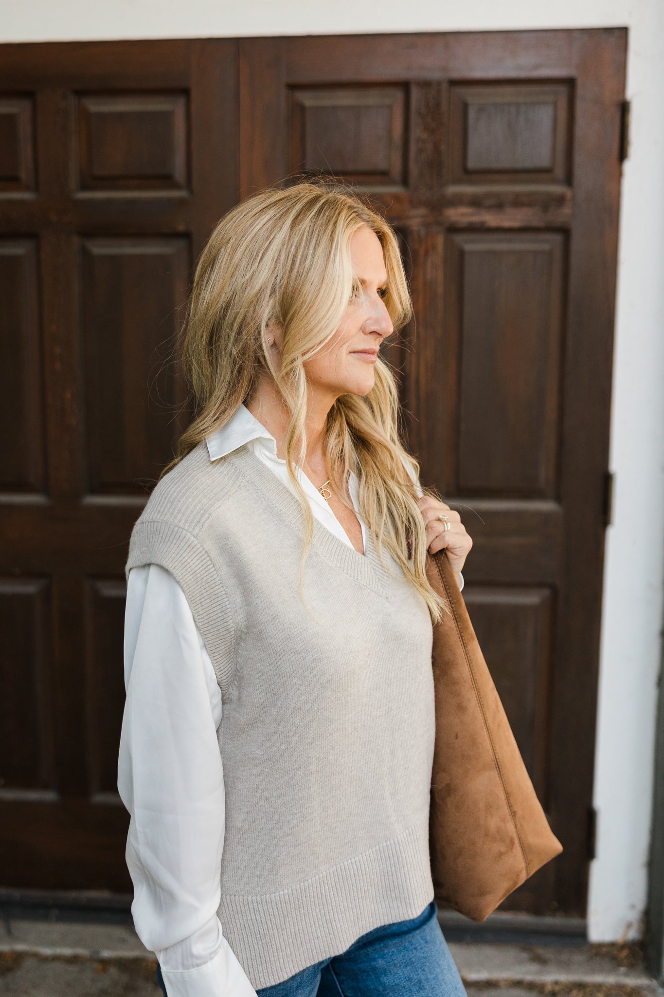 Andrea Cap Sleeve Sweater Top