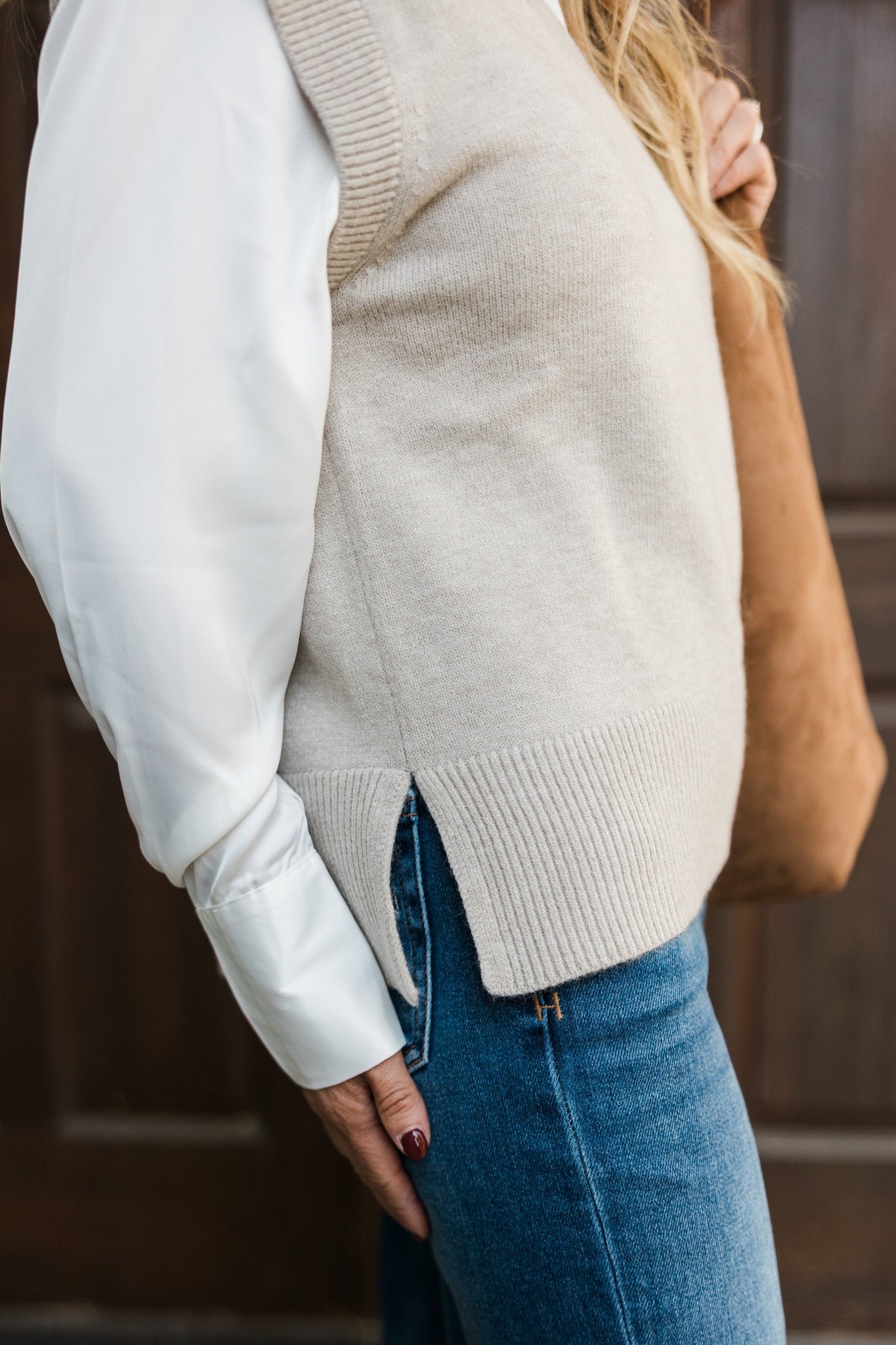 Andrea Cap Sleeve Sweater Top