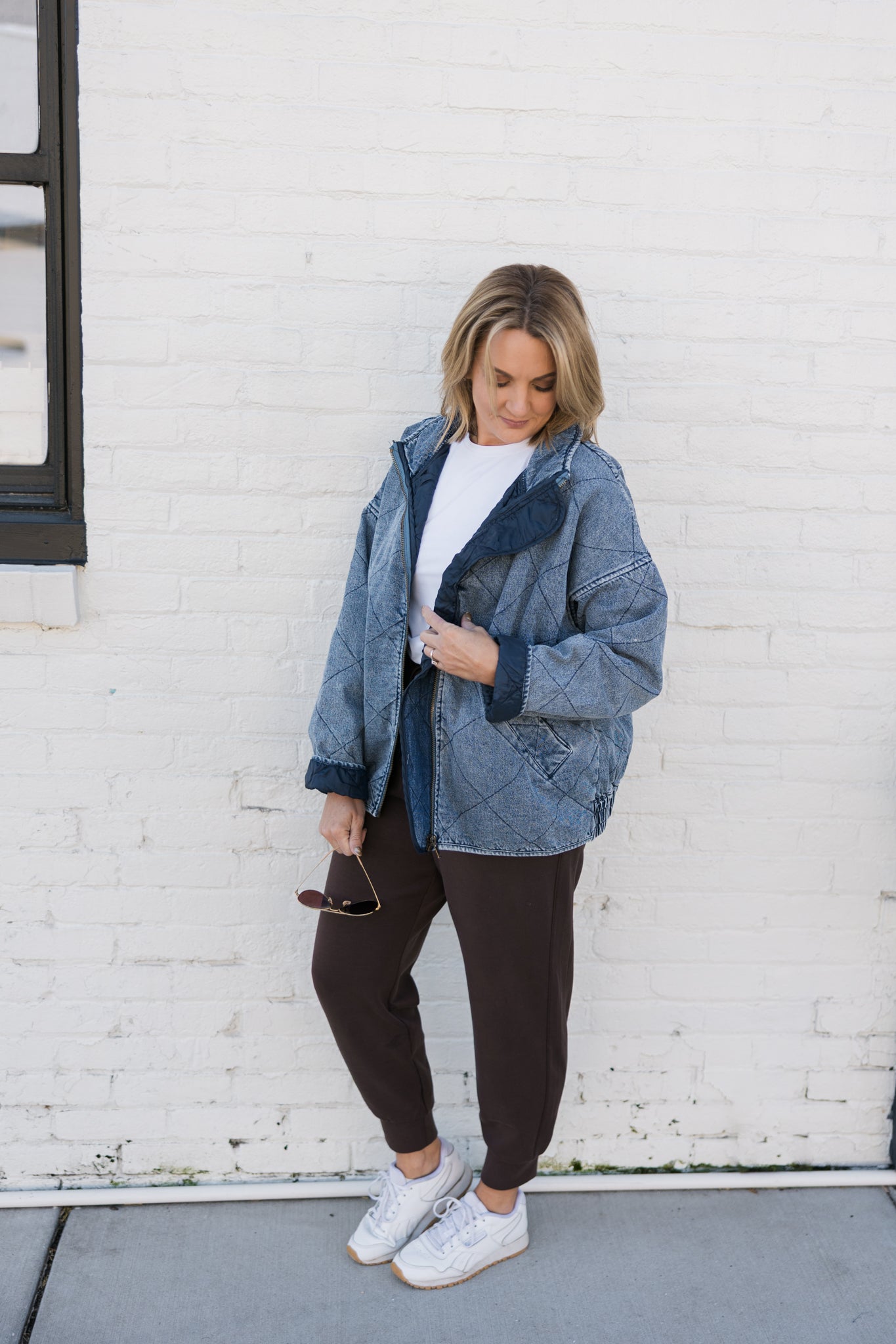 Denim Quilted Jacket