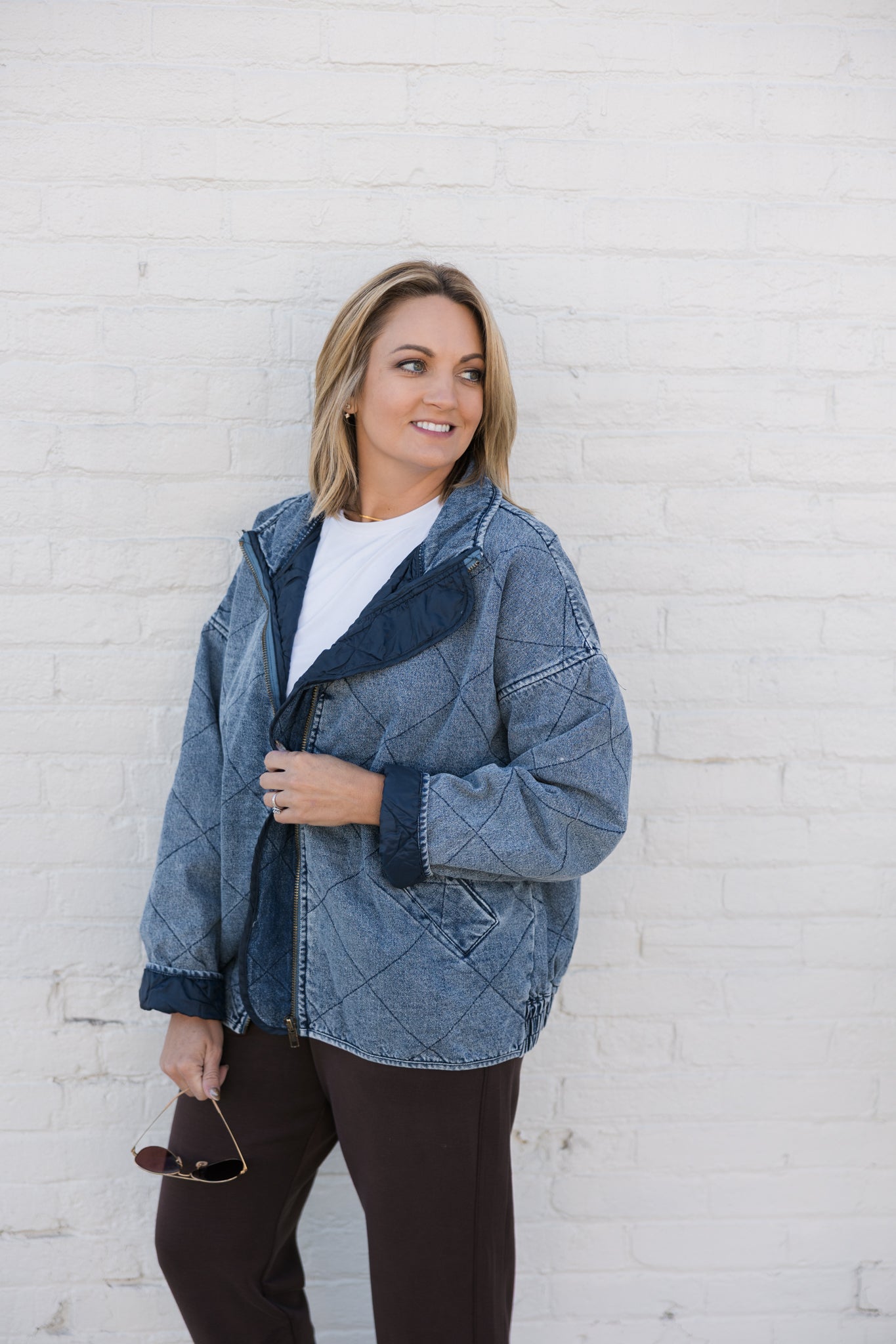 Denim Quilted Jacket