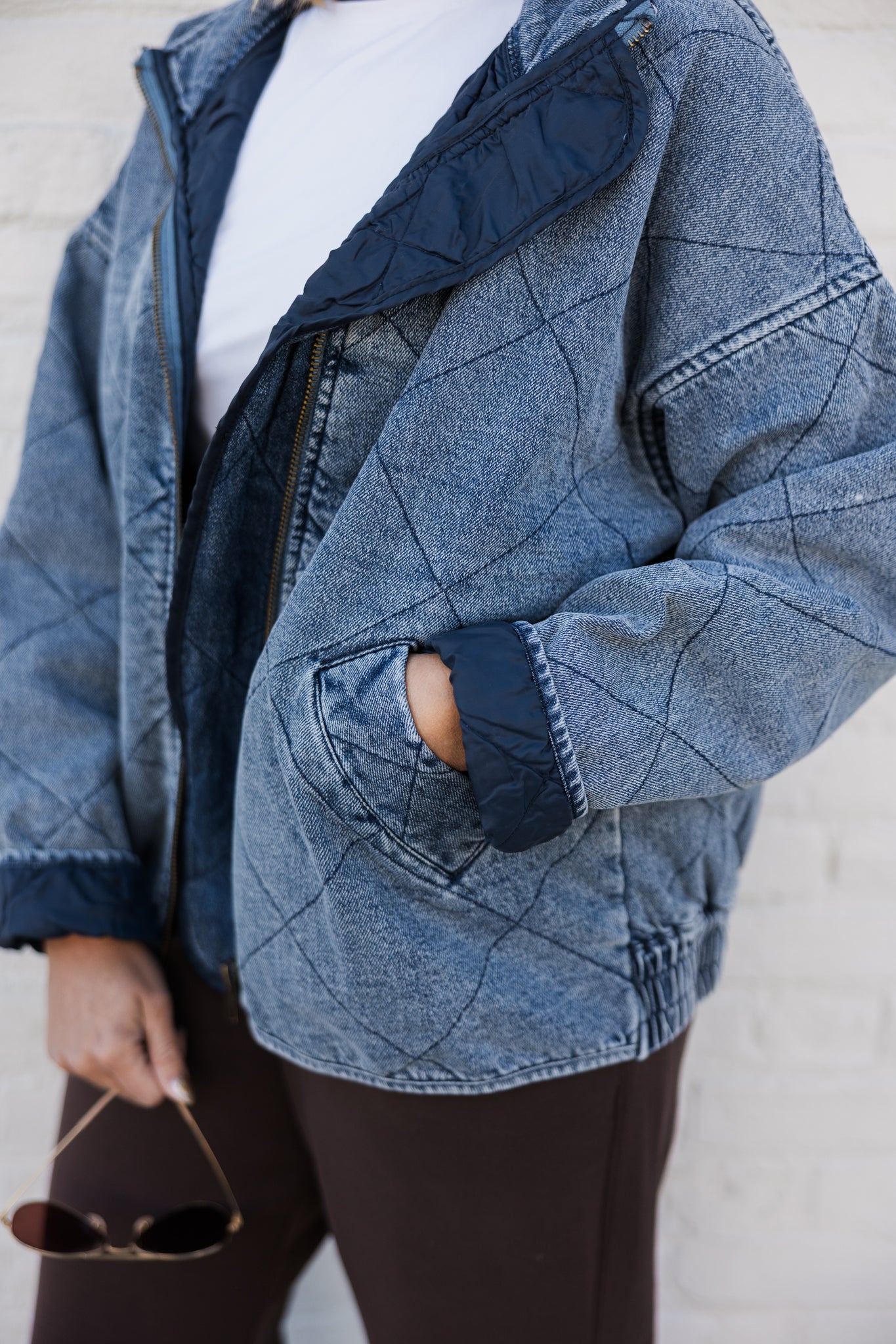 Denim Quilted Jacket
