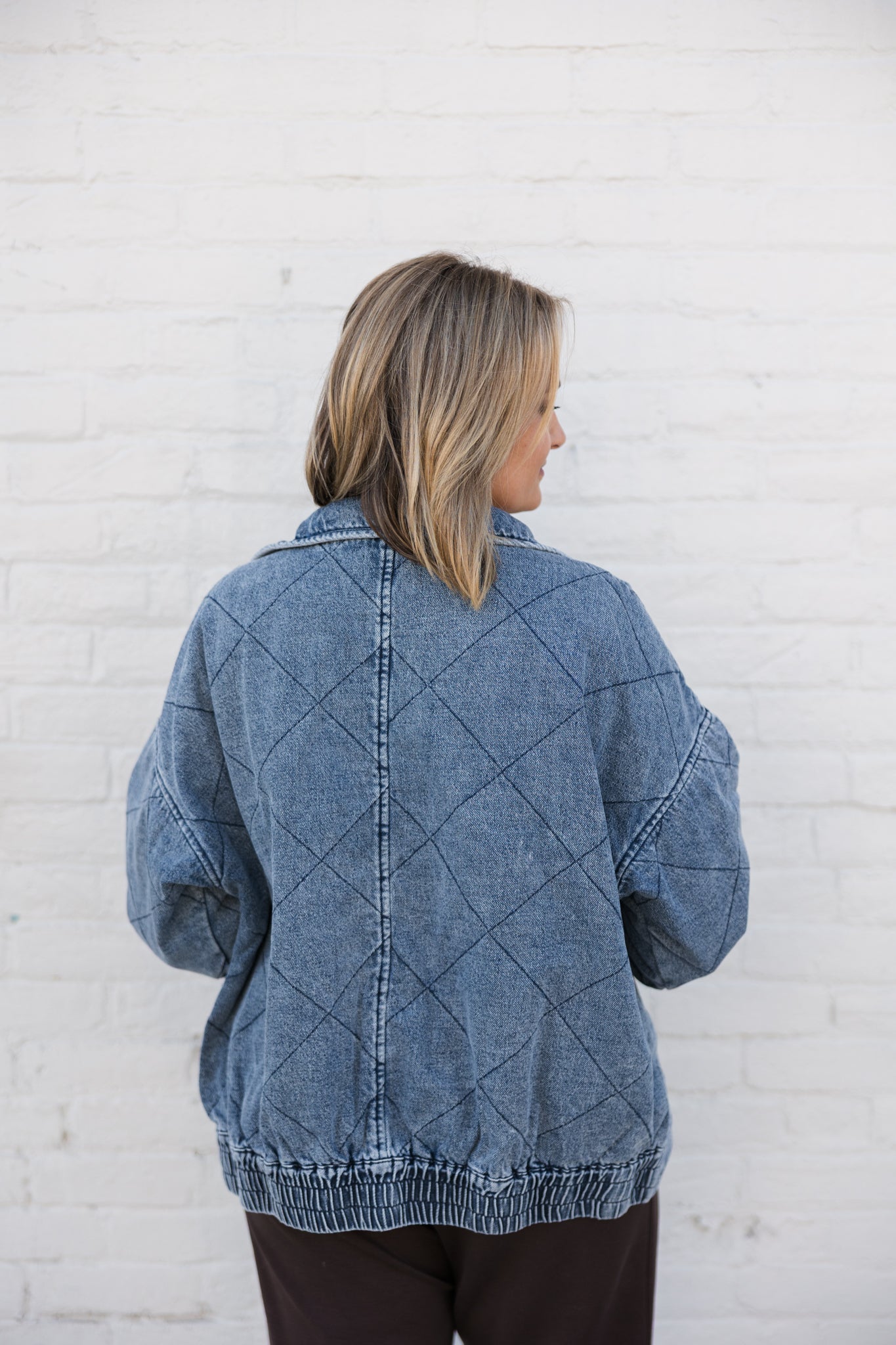 Denim Quilted Jacket
