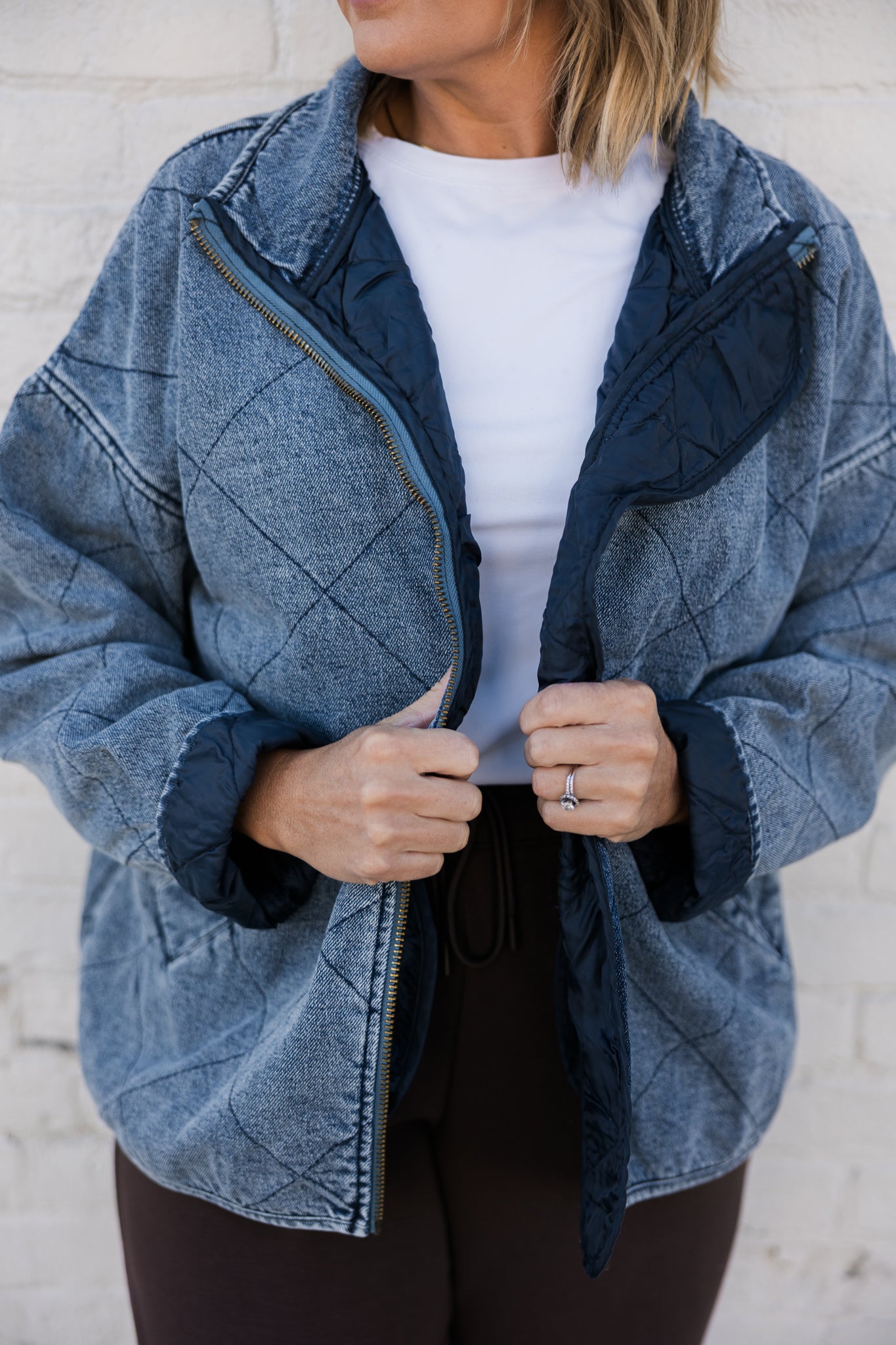 Denim Quilted Jacket