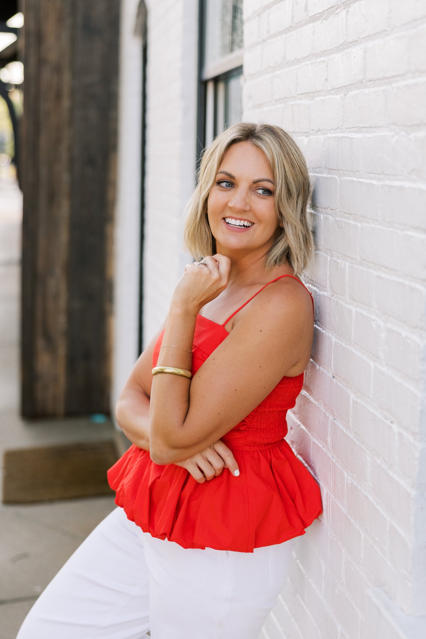 Bailey Bubble Hem Tank
