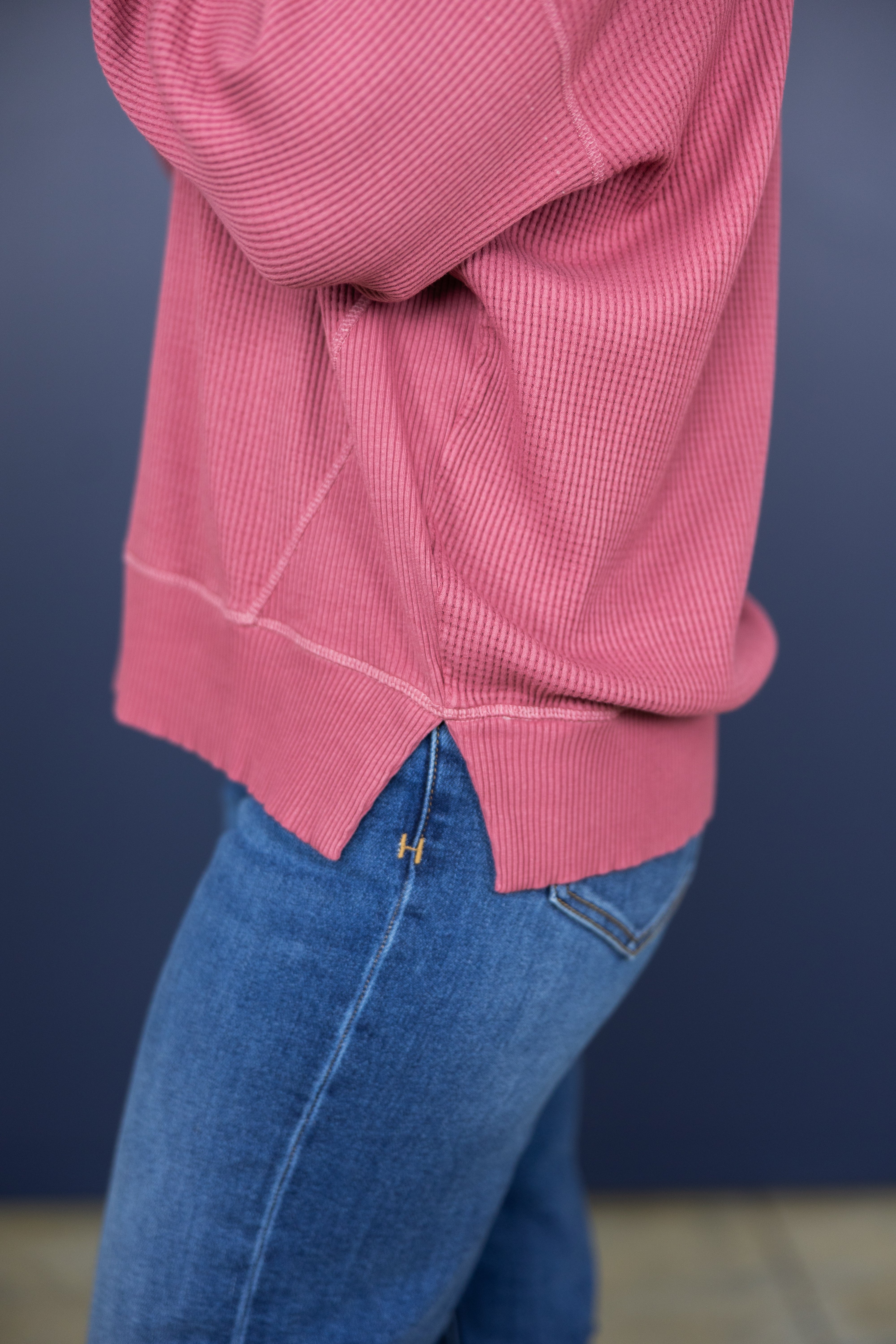 Homebody Waffle Knit Pullover