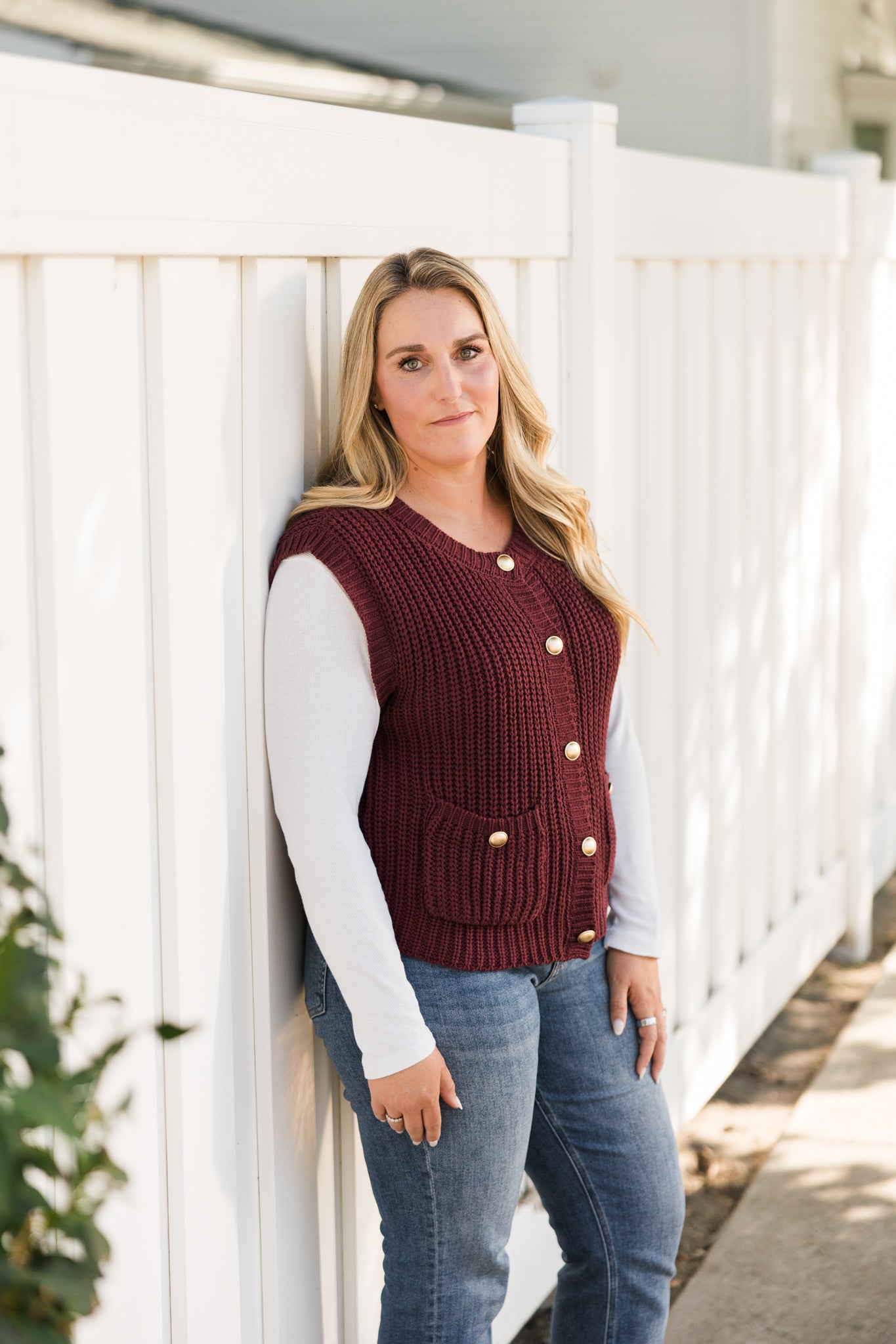 Charlie Button Down Sweater Vest